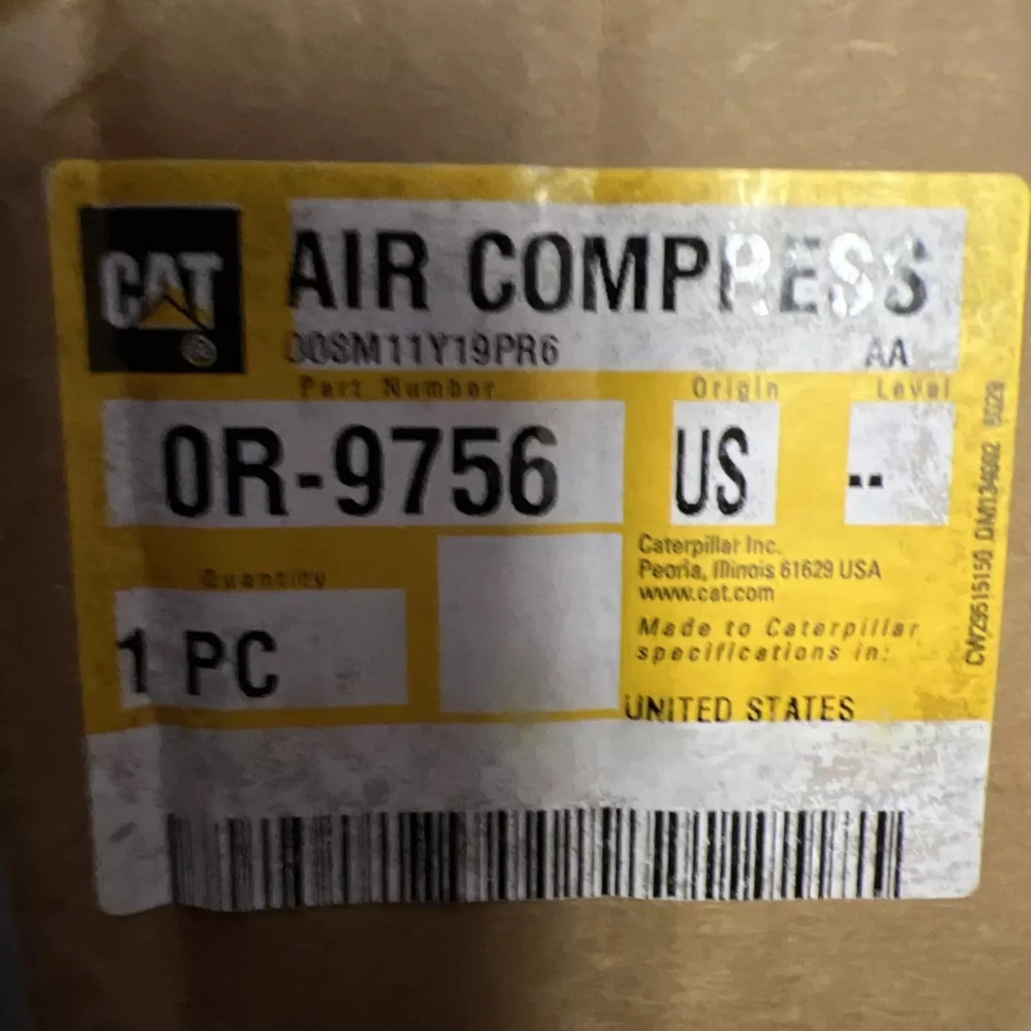 1494915 Genuine Cat Air Compressor TF-550