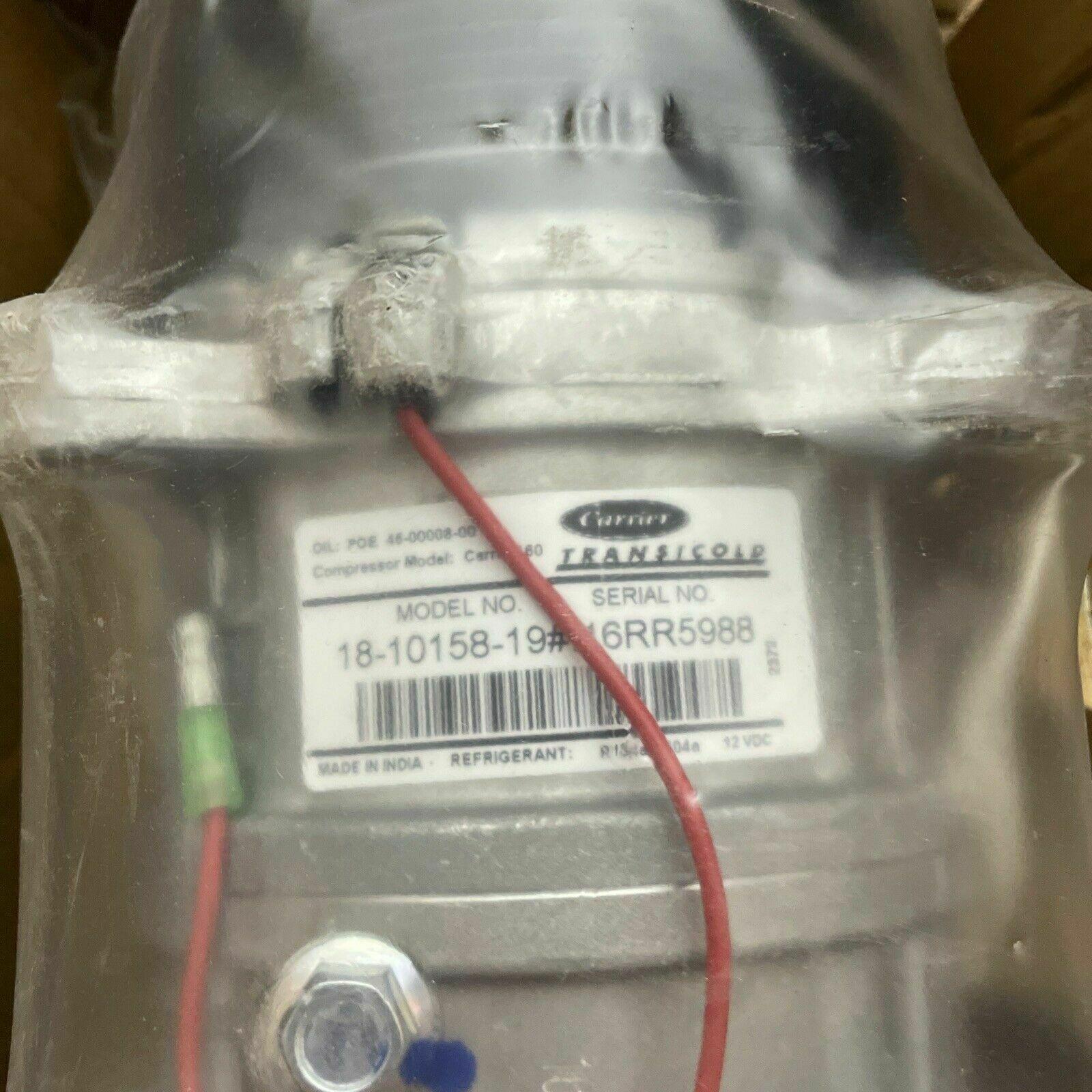 18-10158-18Sv Genuine Carrier Compressor And Clutch