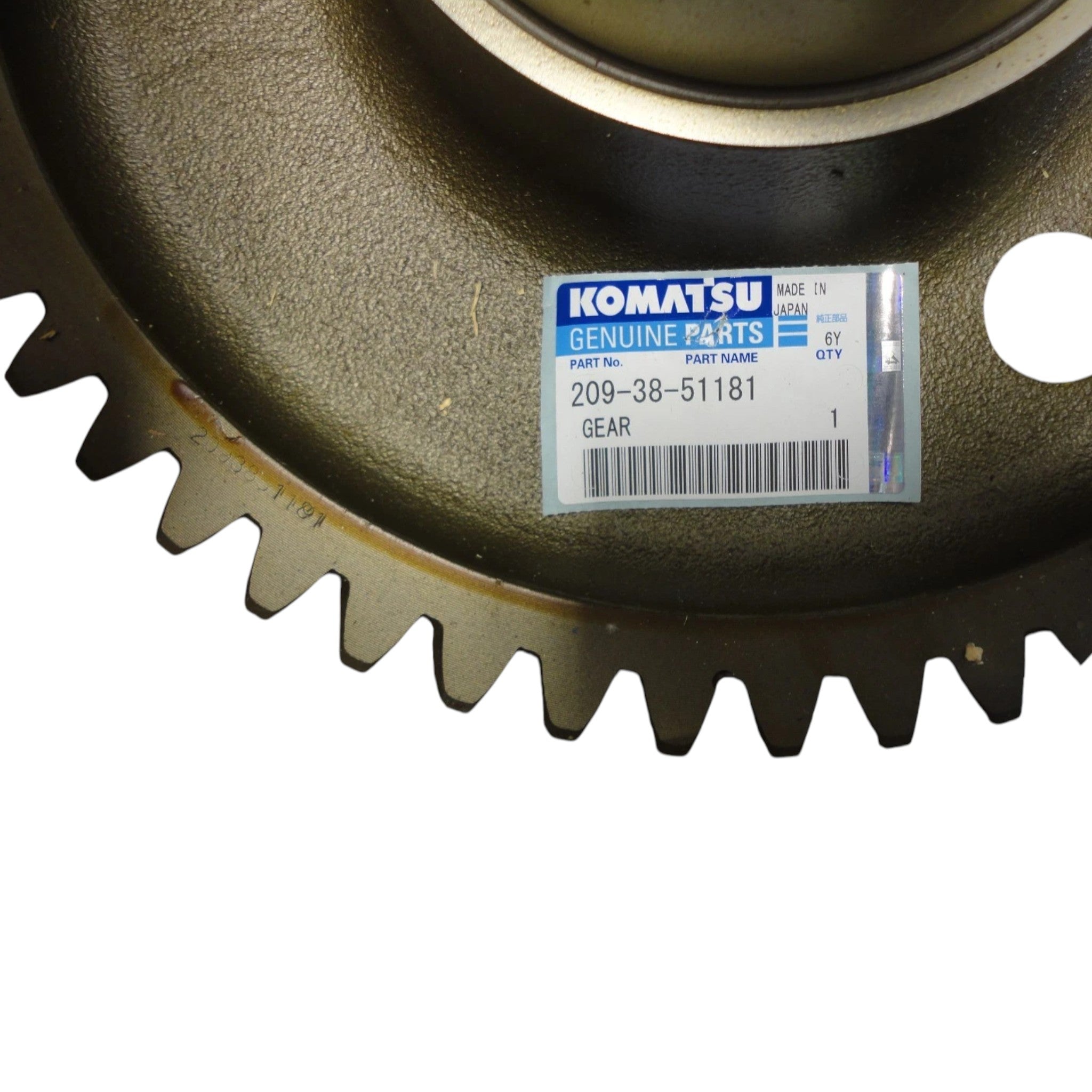 209-38-51181 Genuine Komatsu Gear