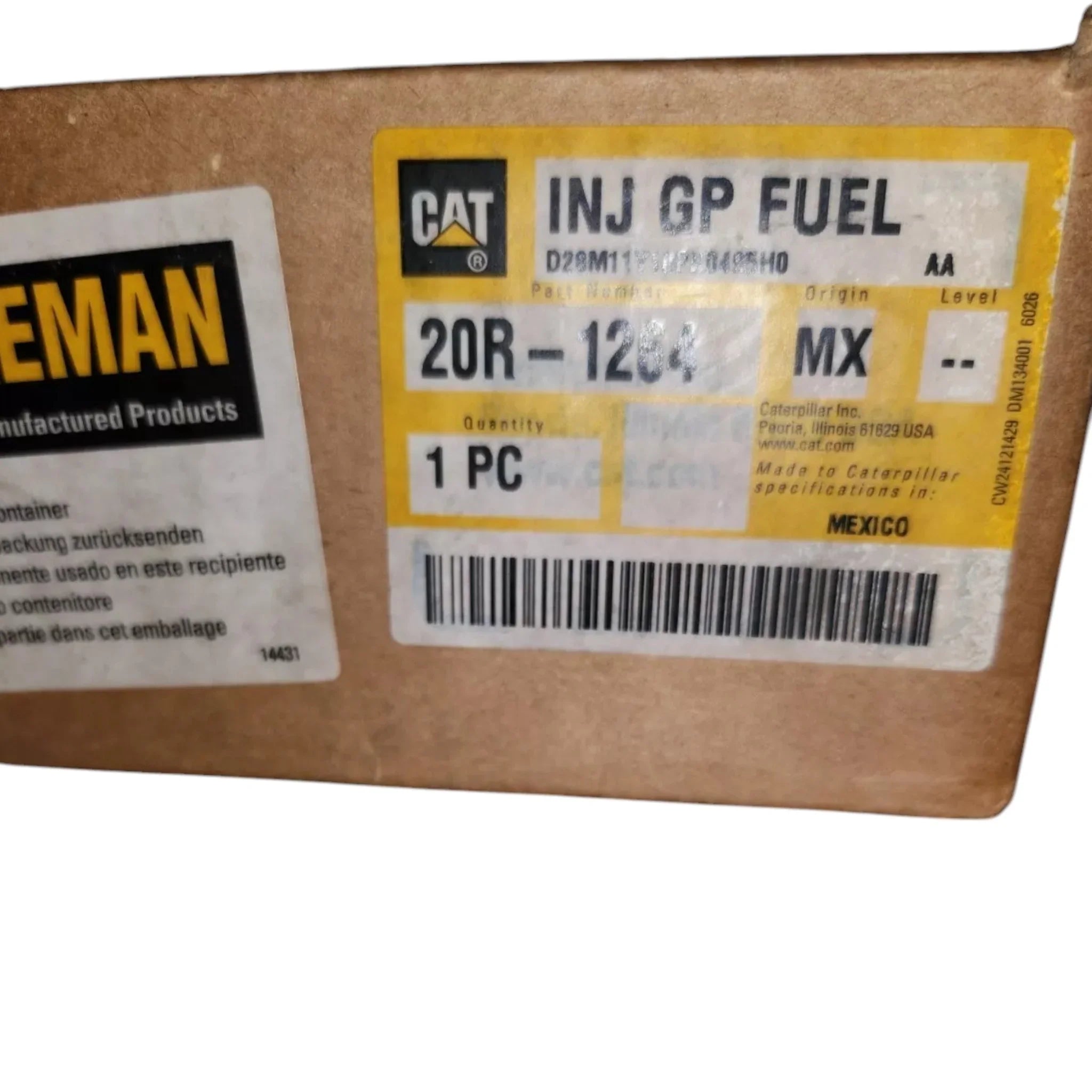 10R1284 CAT Reman Electronic Fuel Injector