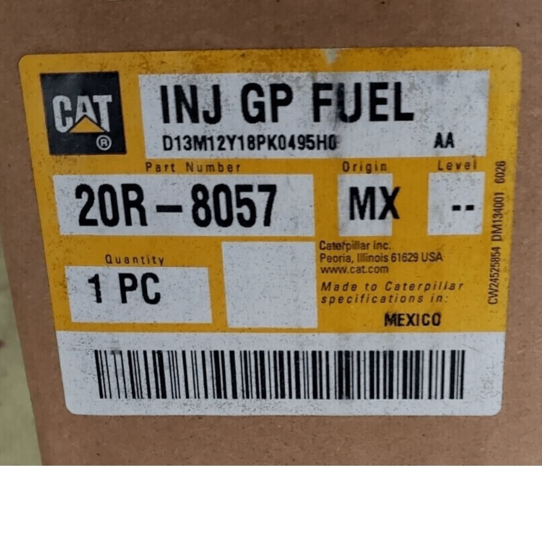 20R-8058 Genuine Caterpillar Fuel Injector Set Of 6