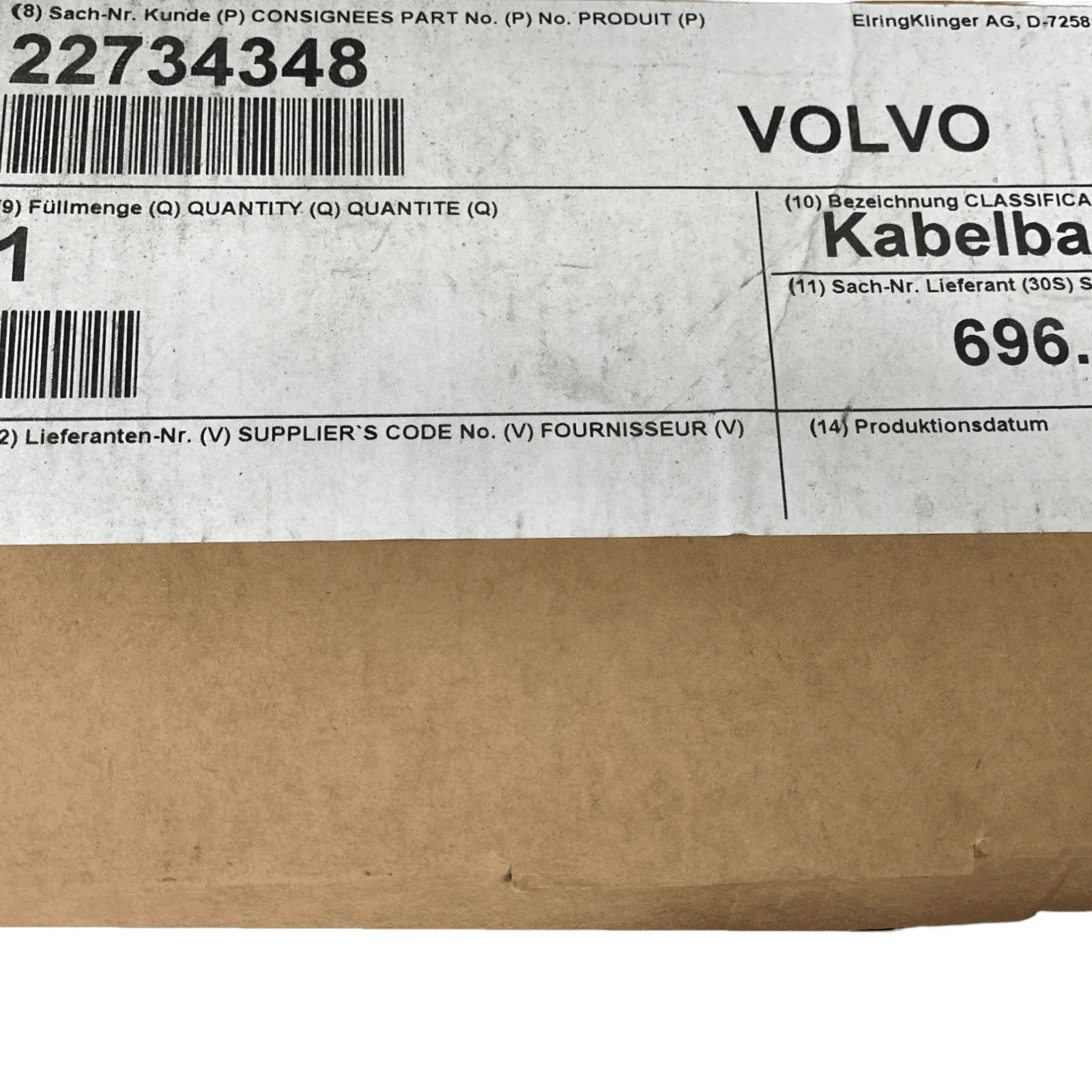 22193672 Genuine Volvo Wiring Harness