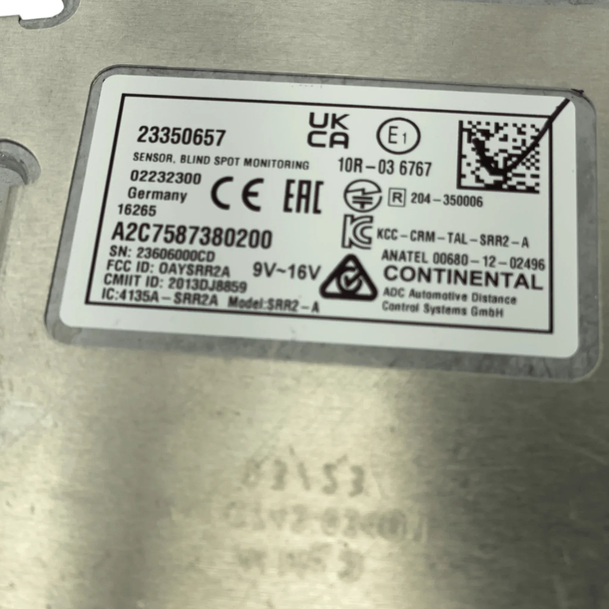 23350657 Genuine Volvo Spot Sensor