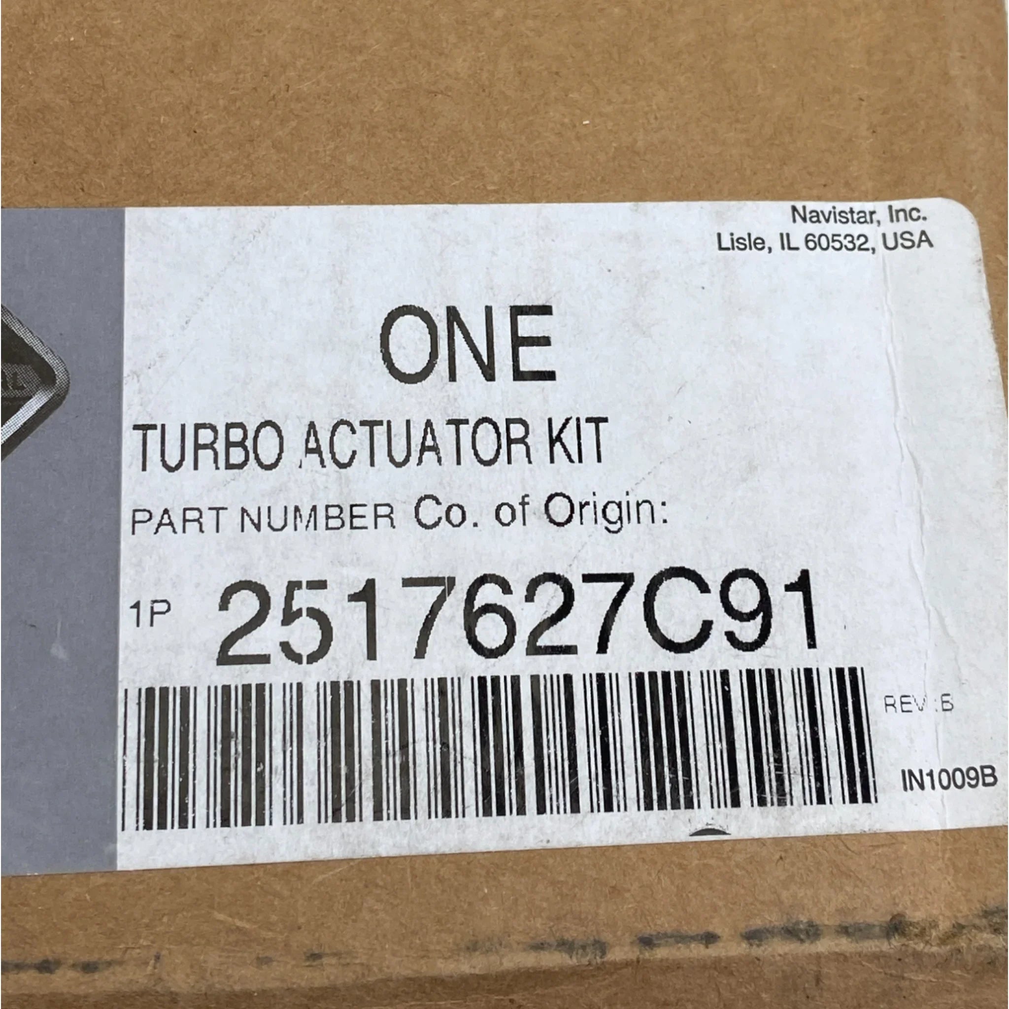 2517627C91 Genuine International Turbocharger Actuator Kit