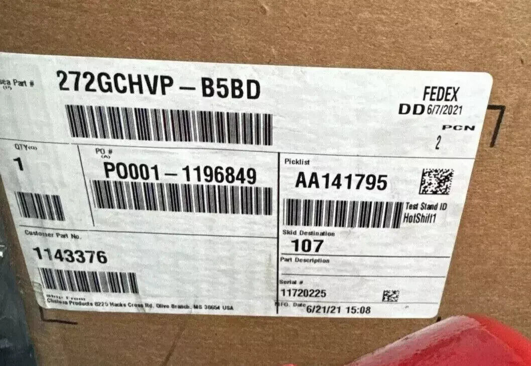 272GCHVP-B5BD Genuine Chelsea PTO Power Take Off