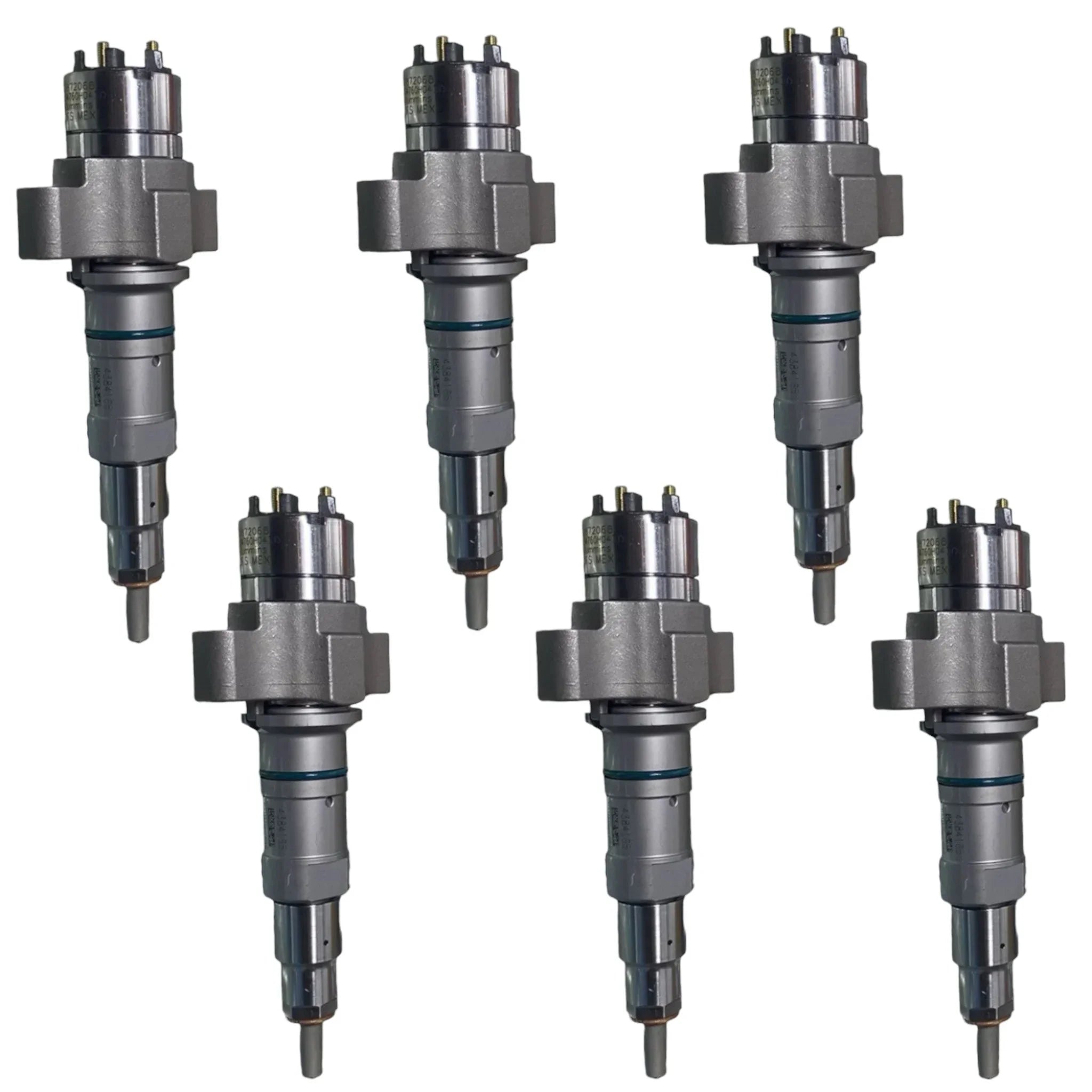 2872068 Oem Cummins Fuel Injectors Set Of Six 6 For Cummins Isc 8.3L Isl 8.9L
