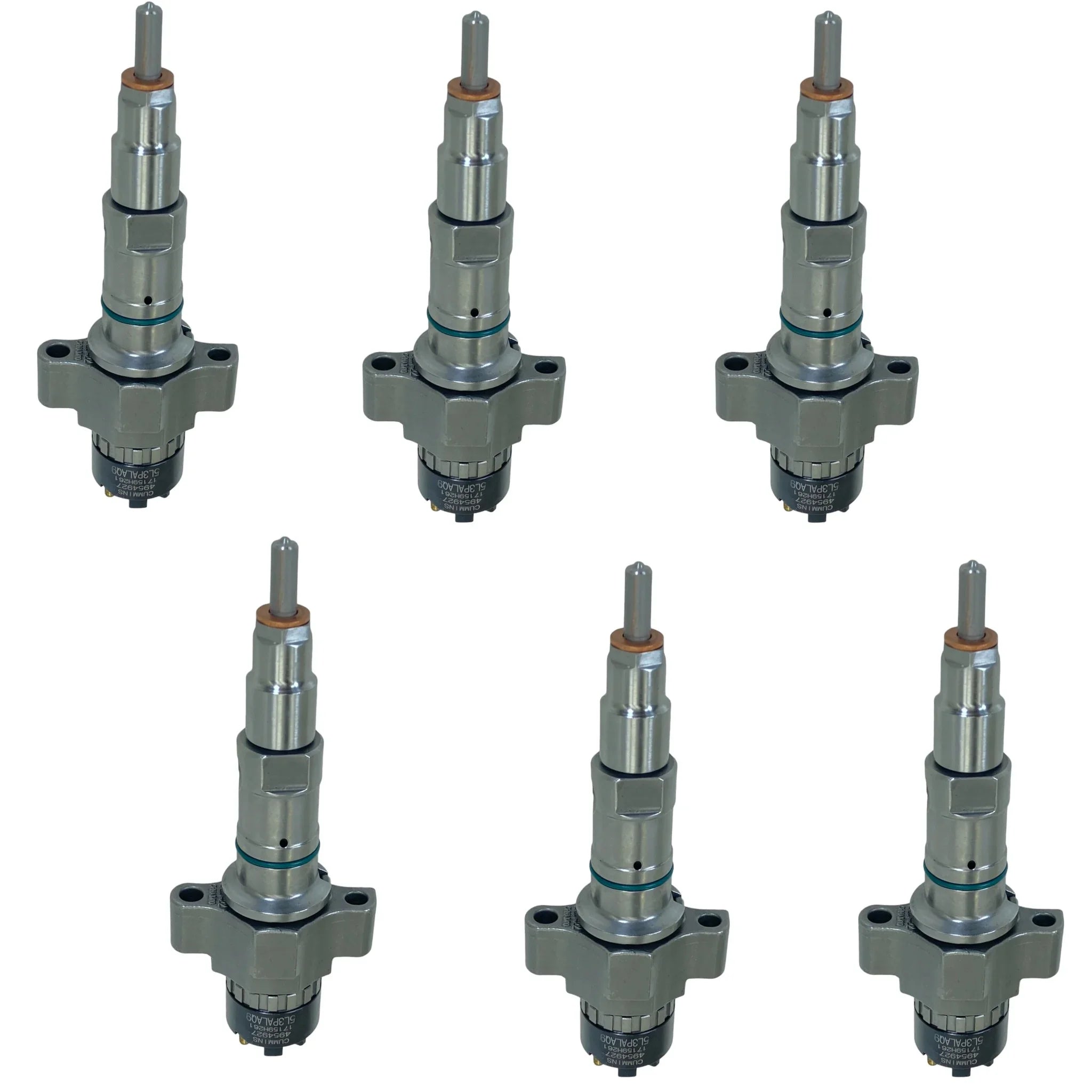 2872127 Oem Cummins Set Of Six Injectors Six For Xpi Fuel Systems On Epa07 8.9L Isc/Isl
