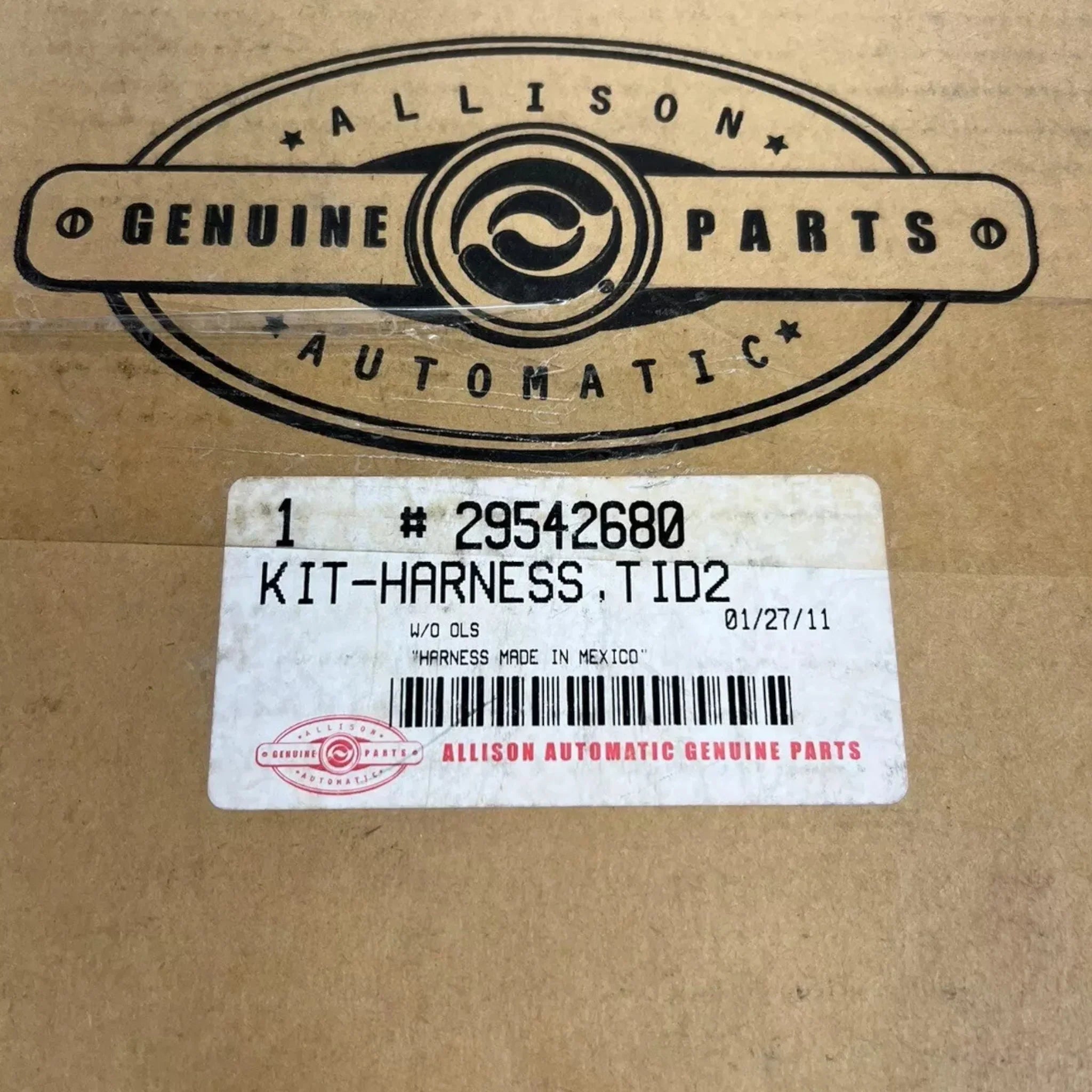 29542680 Genuine Allison Wiring Harness Kit