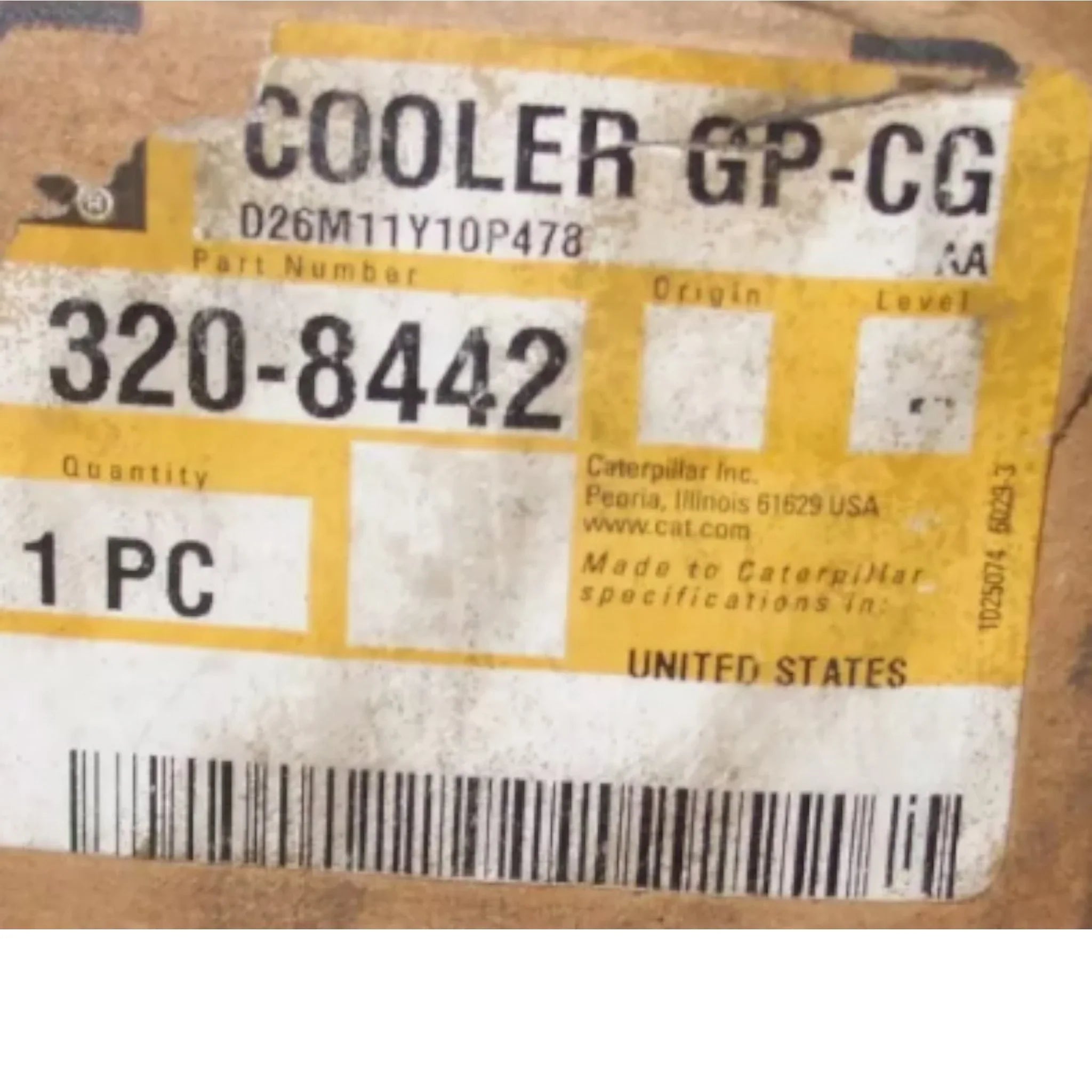 3208442 CAT Cooler Gp-Cg