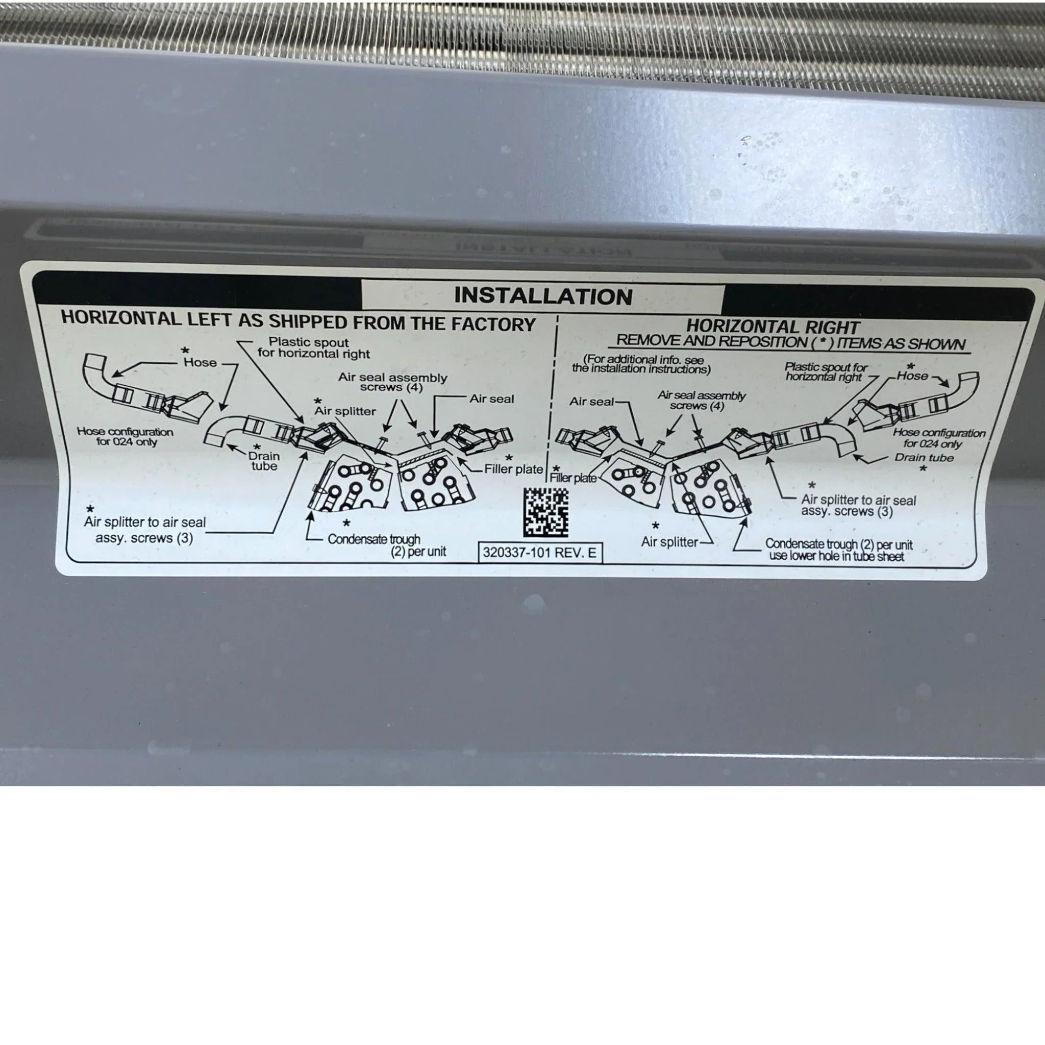 372484771F Carrier Evaporator Coil