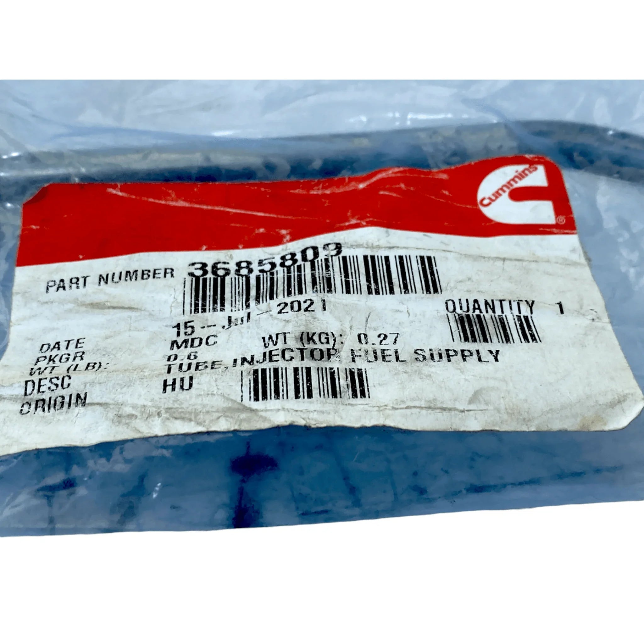 3685809 Genuine Cummins Fuel Injector Tube