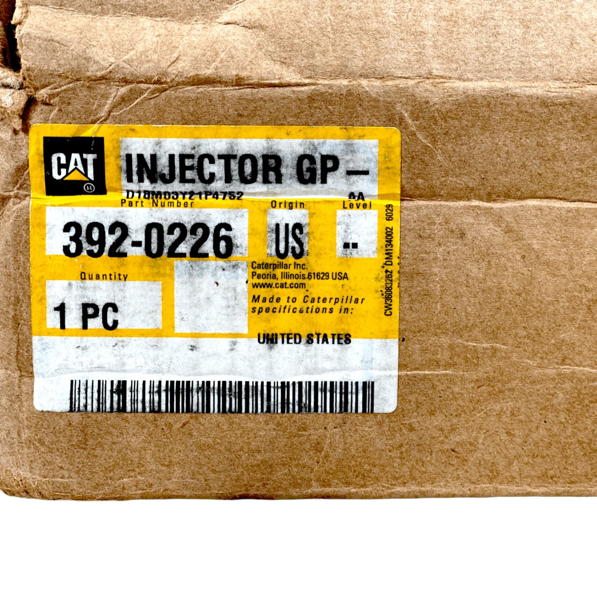 392-0226 Genuine CAT Fuel Injector