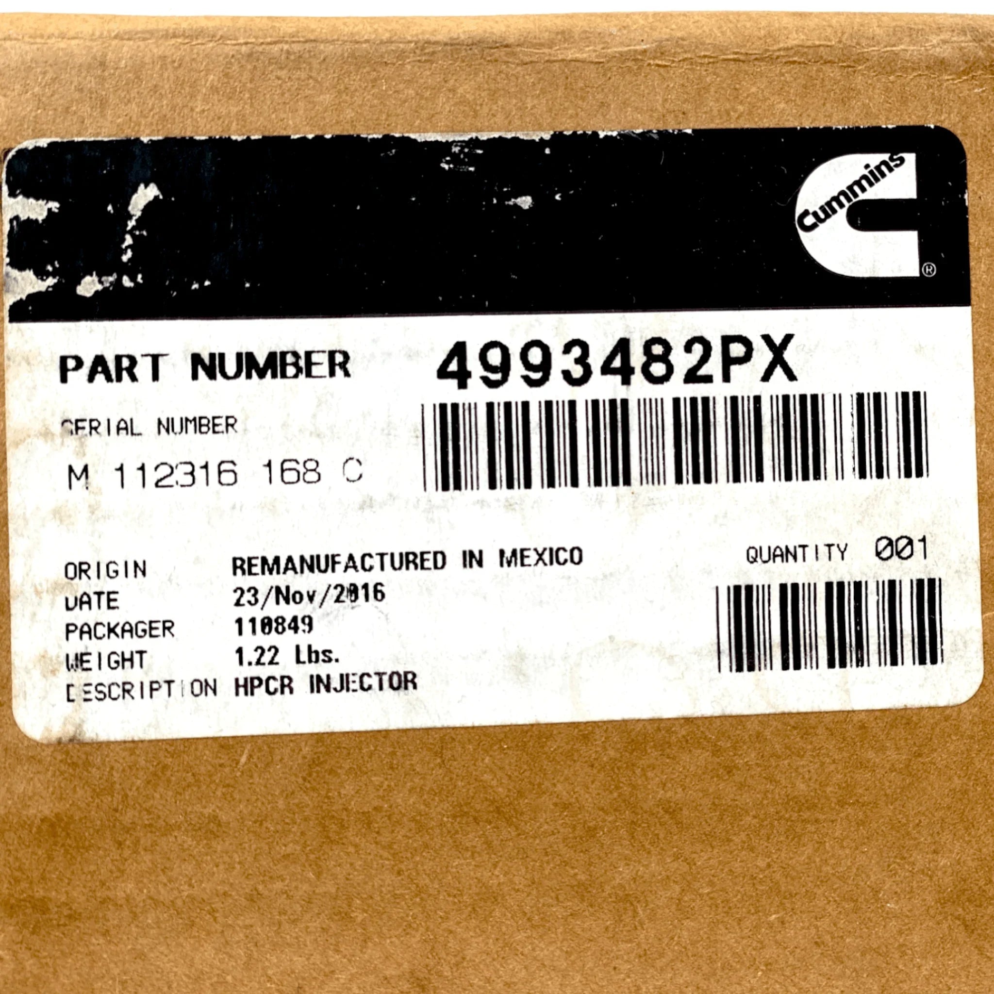 3965749 Genuine Cummins Fuel Injector Set Of 6