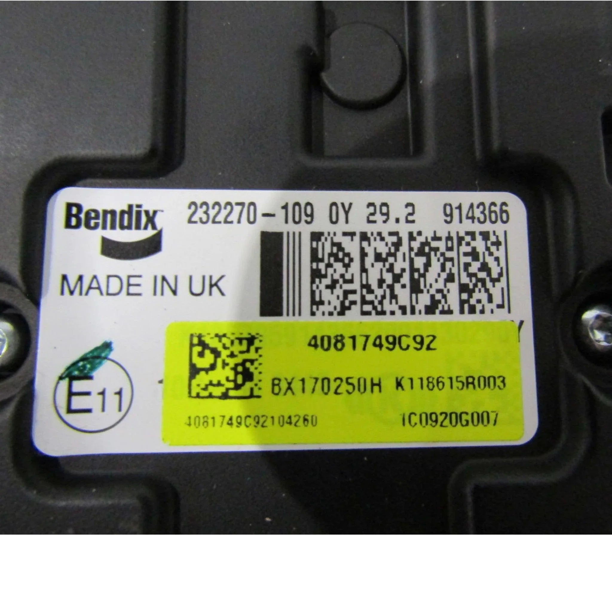 BX170250H Genuine Bendix Wingman Camera FLC20