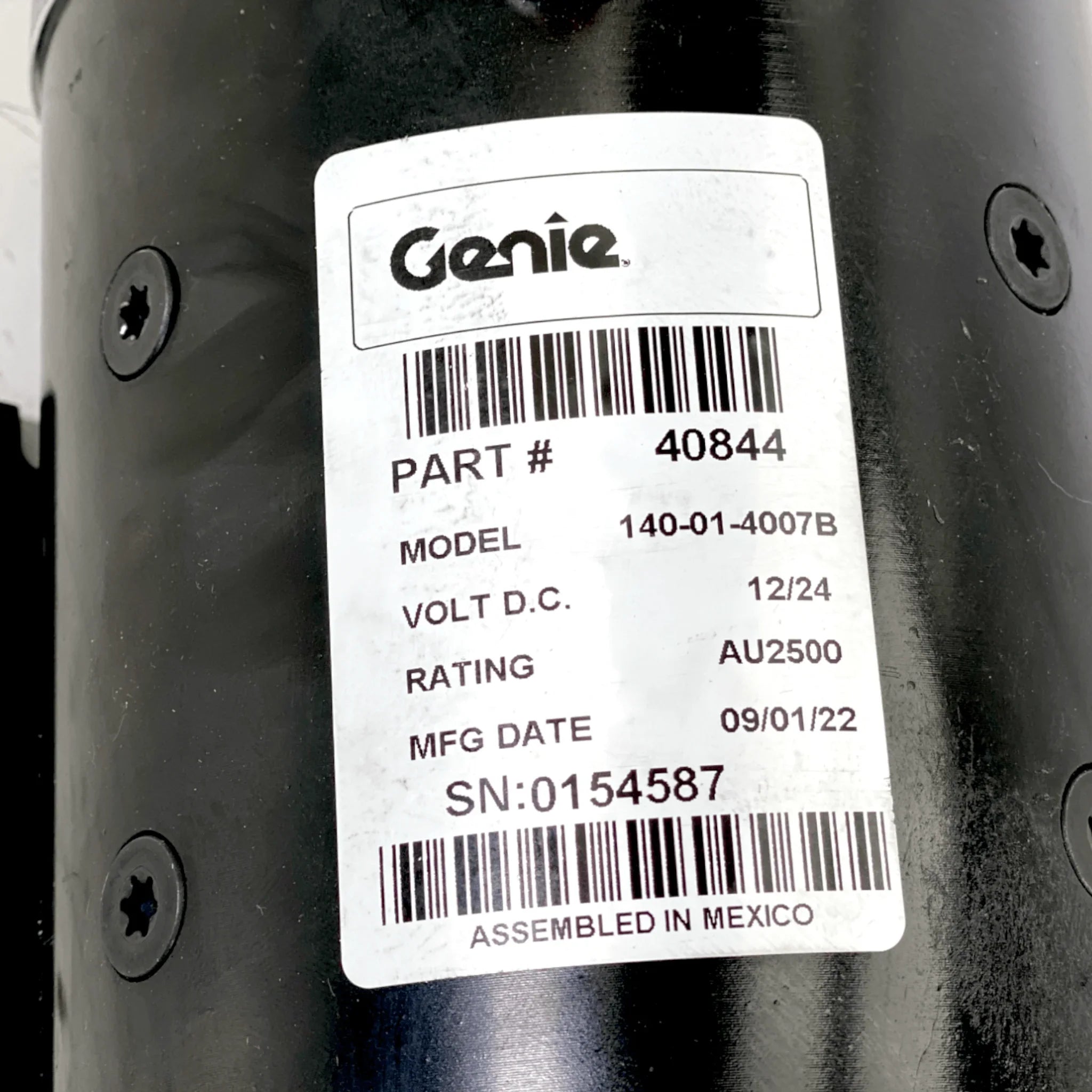 40844 Oem Genie Motor Electric 12-24 Volt Dc