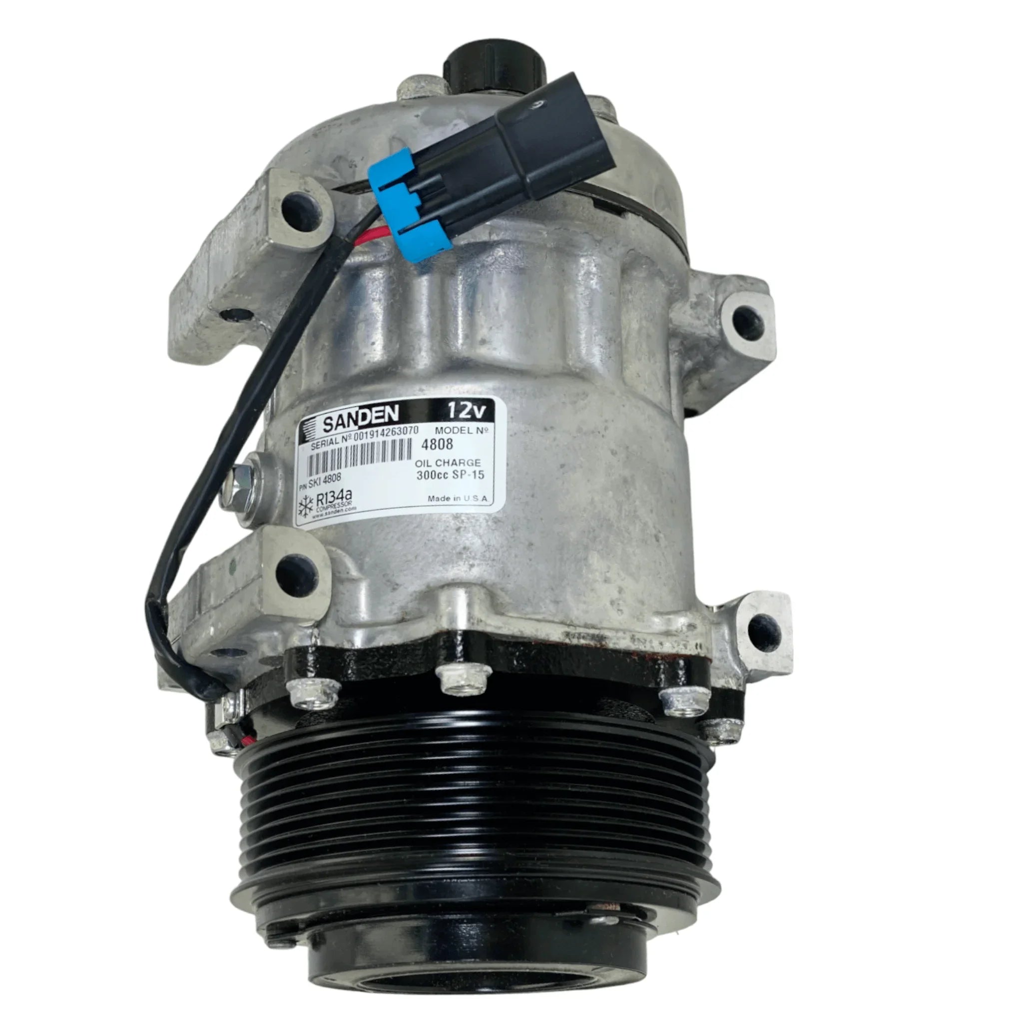 4808 Genuine Sanden A/C Compressor For Freightliner