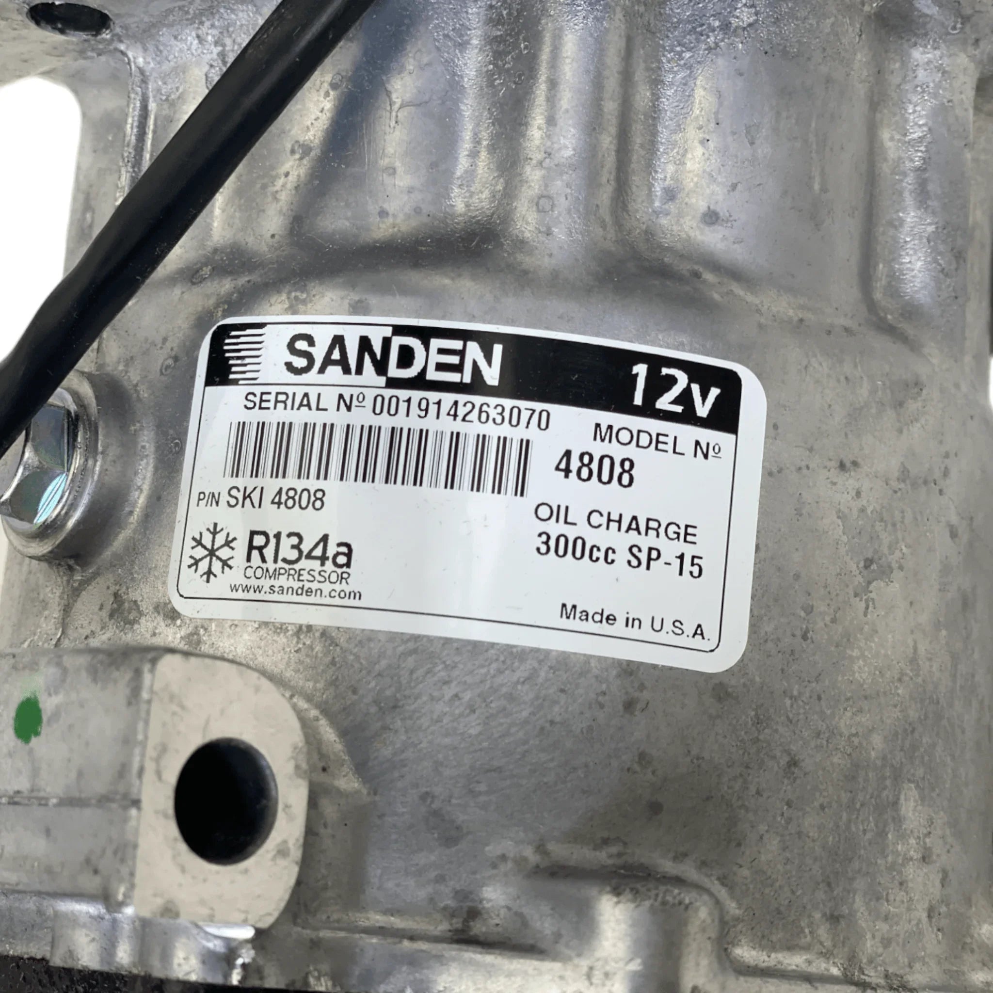 4808 Genuine Sanden A/C Compressor For Freightliner