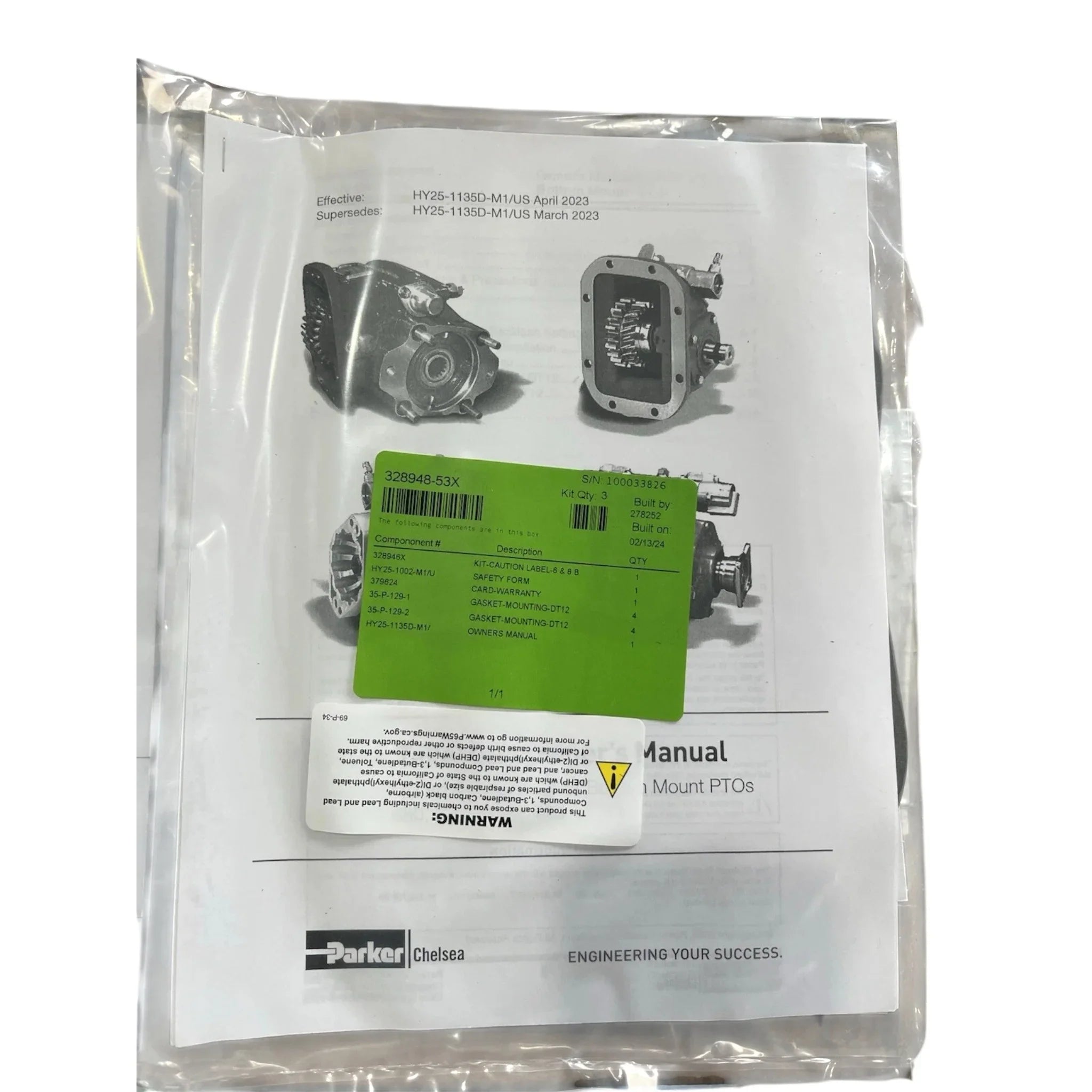 489DQMAX-56RK Genuine Chelsea PTO Assembly