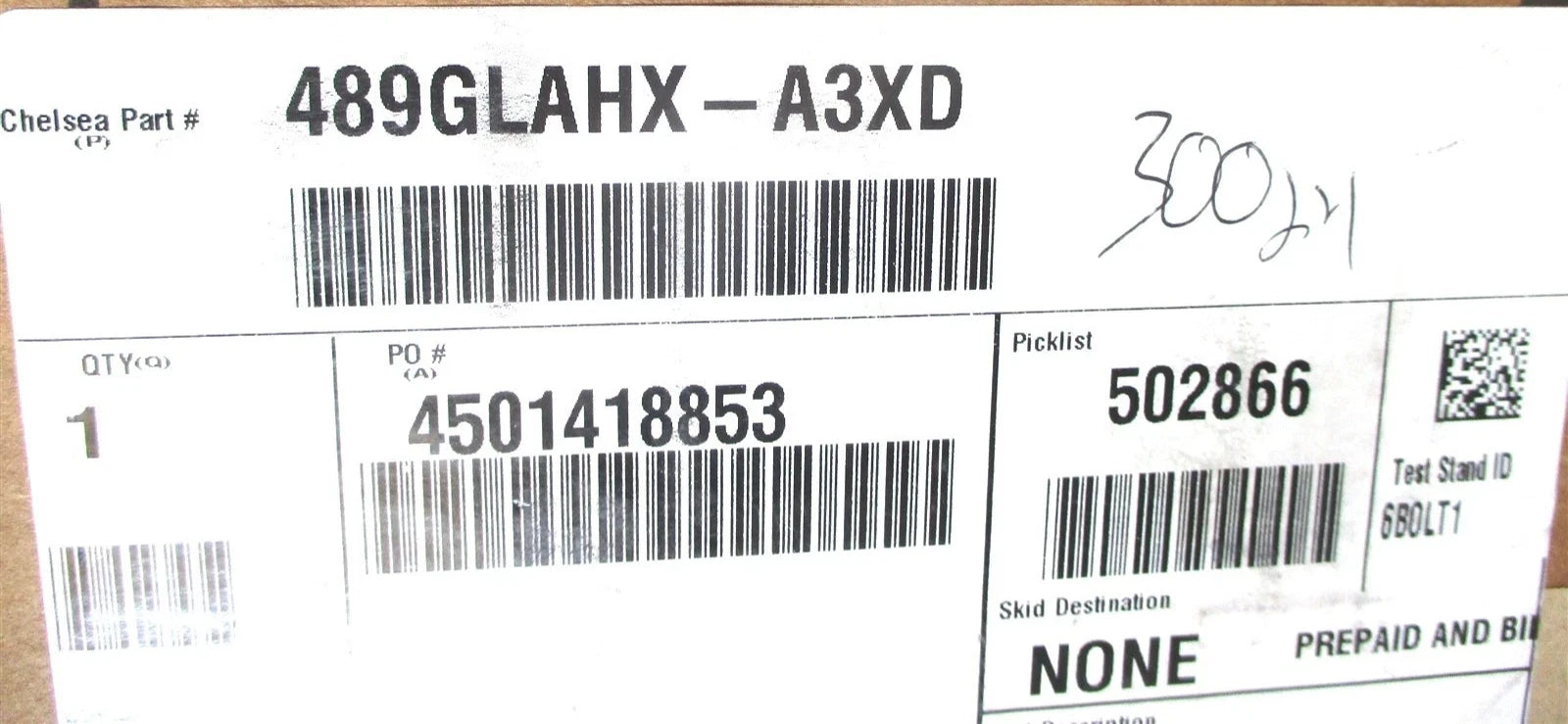489GLAHX-A3XD Chelsea PTO Power Take Off Assembly 489 Series