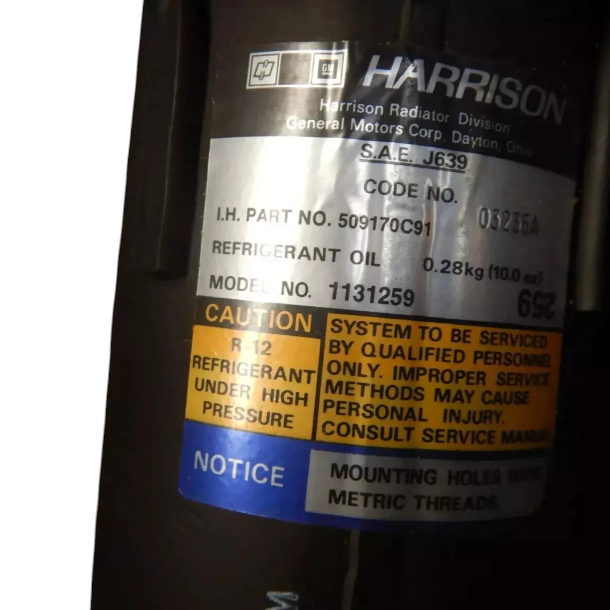 509170C91 Genuine International A/C Compressor