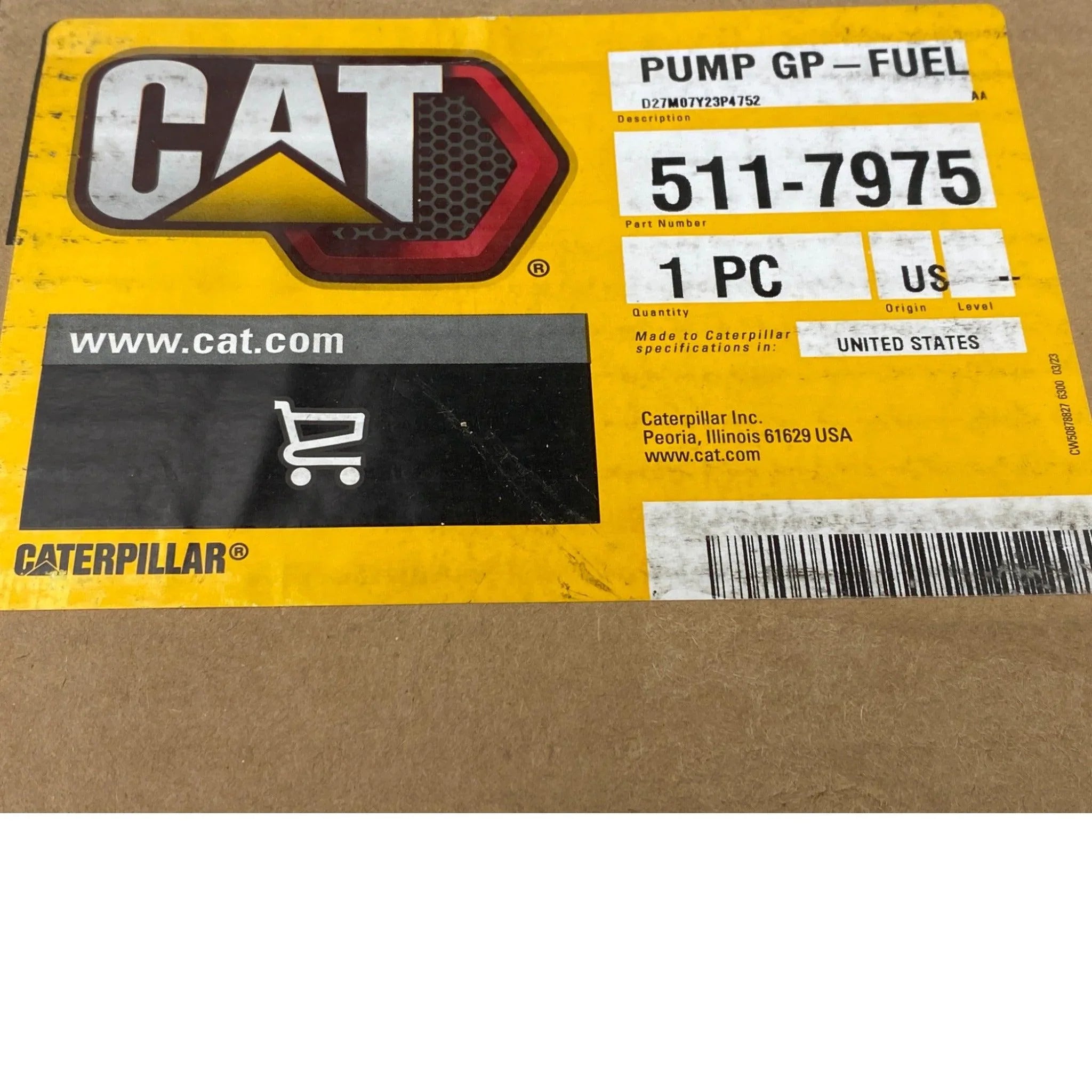 375-5244 Genuine Caterpillar Fuel Injection Pump