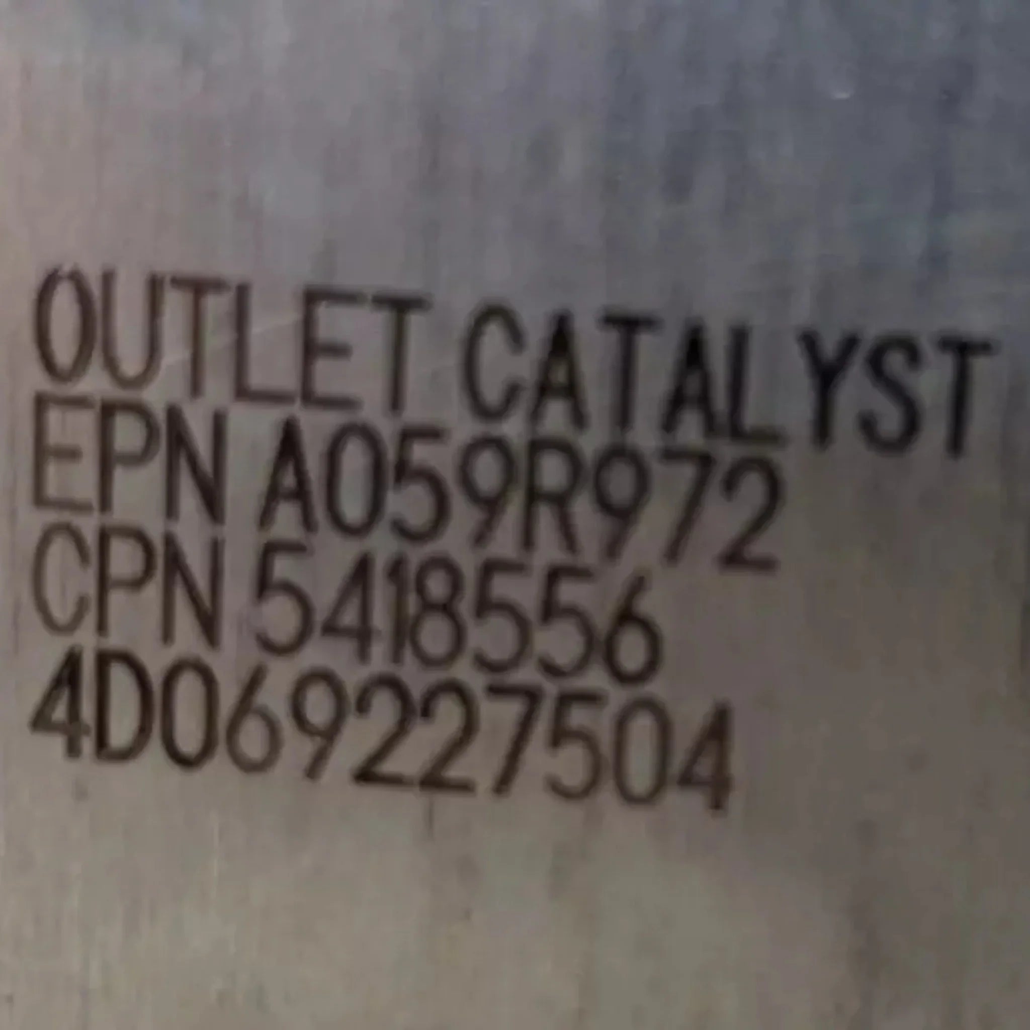 5418556 Genuine Cummins Outlet Catalyst Module