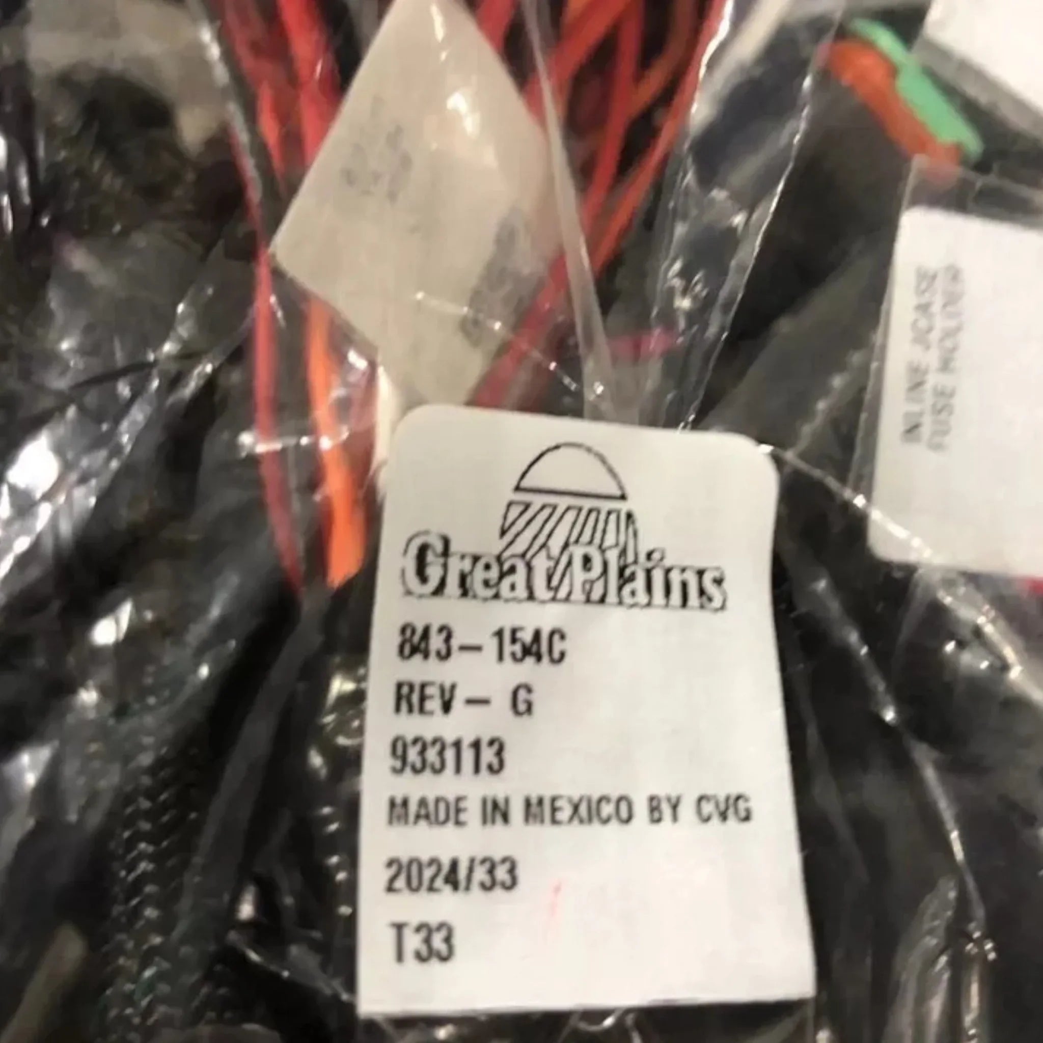 843 154C Genuine Kubota Wiring Harness