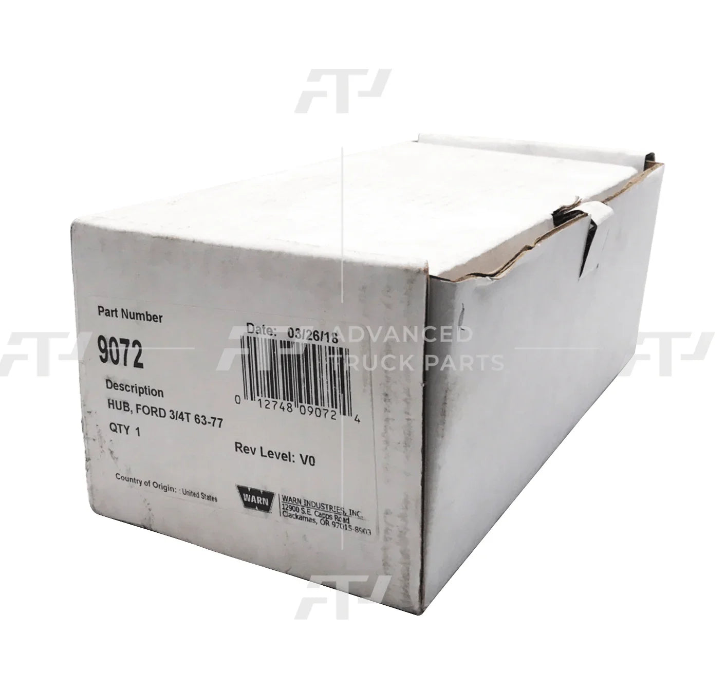 9072 Warn 19 Spline Axle Manual Locking Hub Kit Hubs 4Wd Dana 44 Gm Ford Dodge