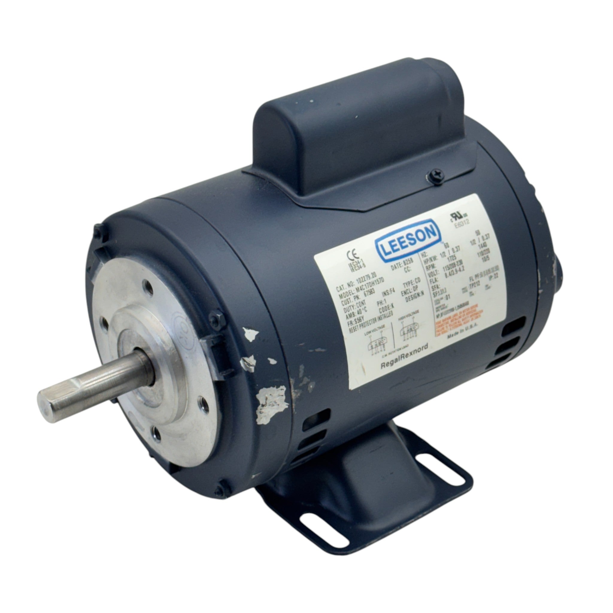 102279.20 Leeson General Purpose Motor 115/208-230V