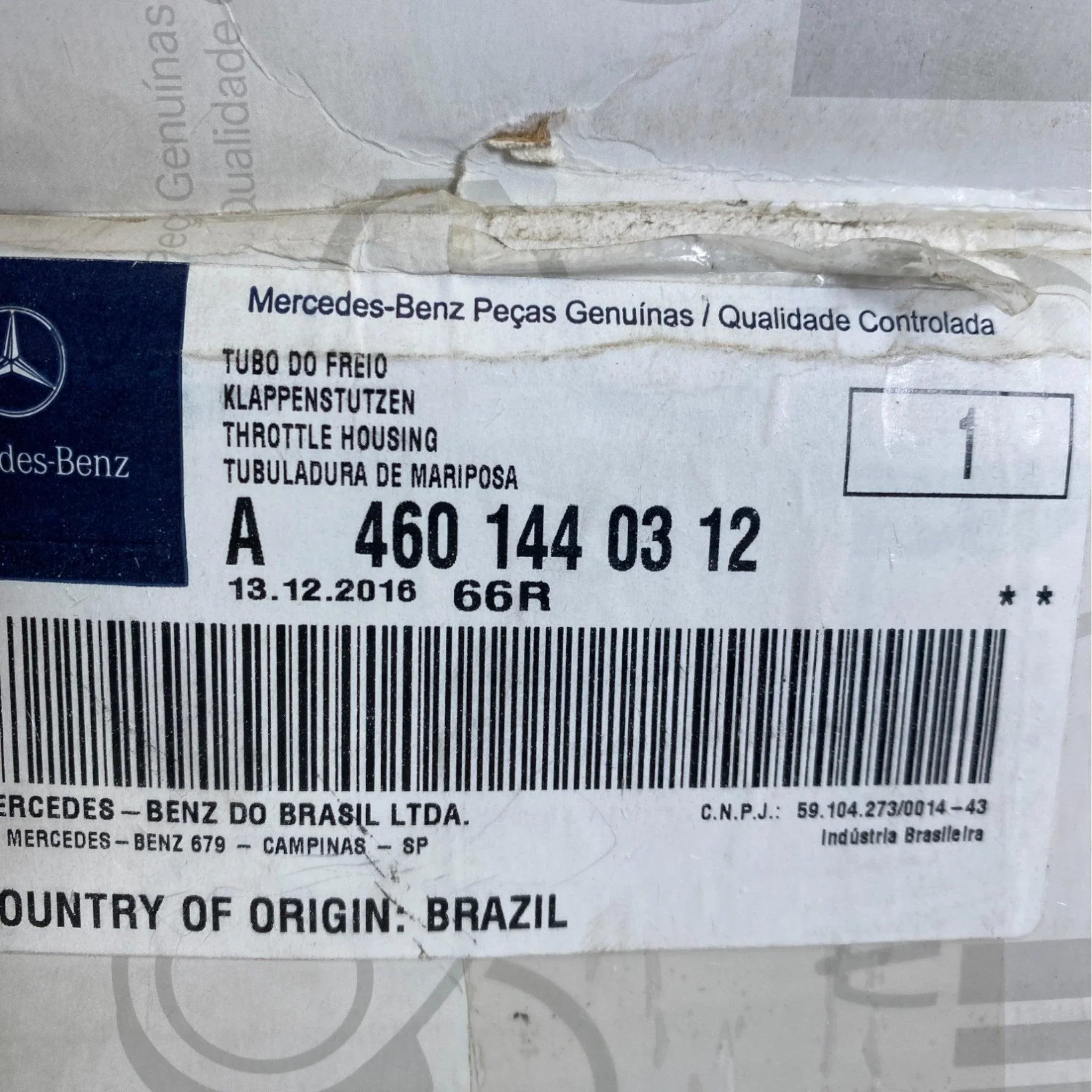 A4601440312 Genuine Detroit Diesel Throttle Housing