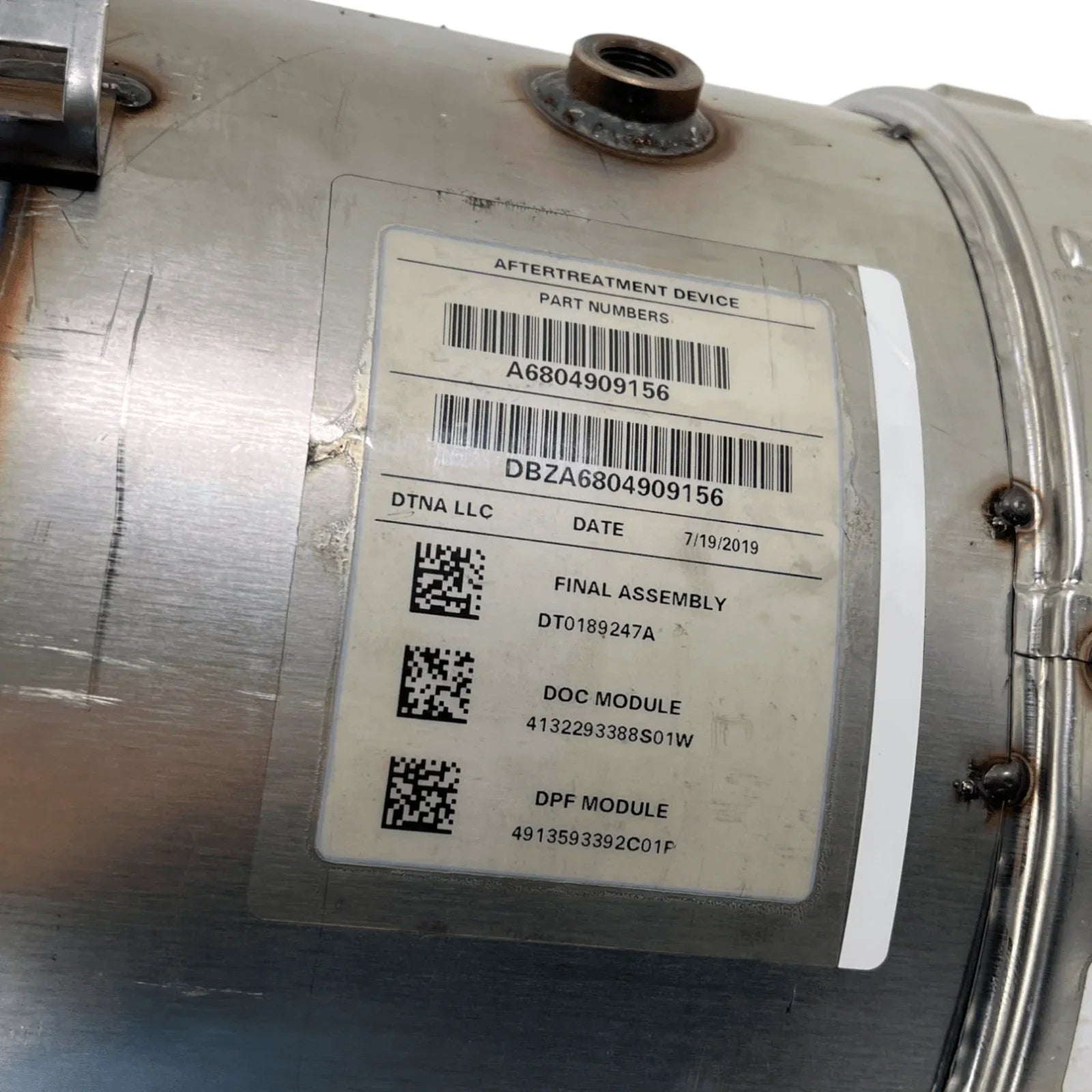 A6804909156 Genuine Detroit Diesel DPF Diesel Particulate Filter