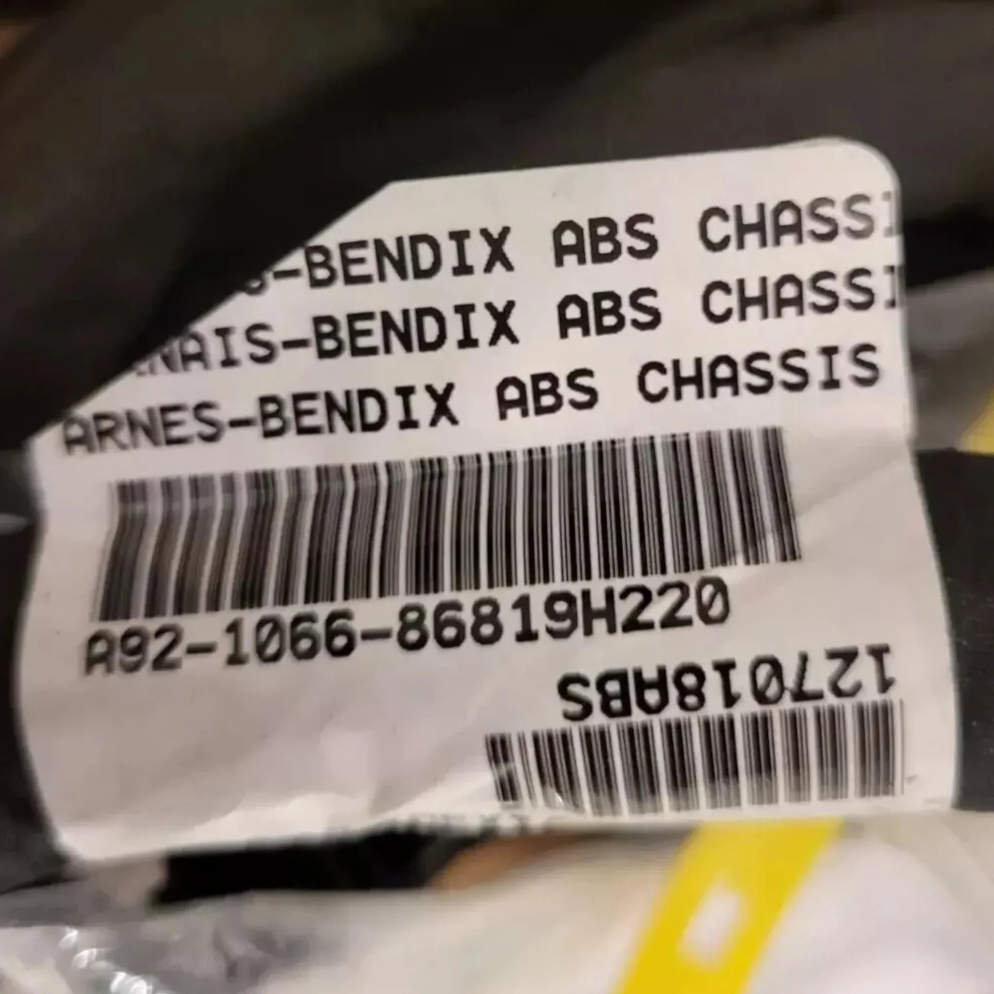 A92-1066-86819H220 Genuine Paccar ABS Chassis Wiring Harness