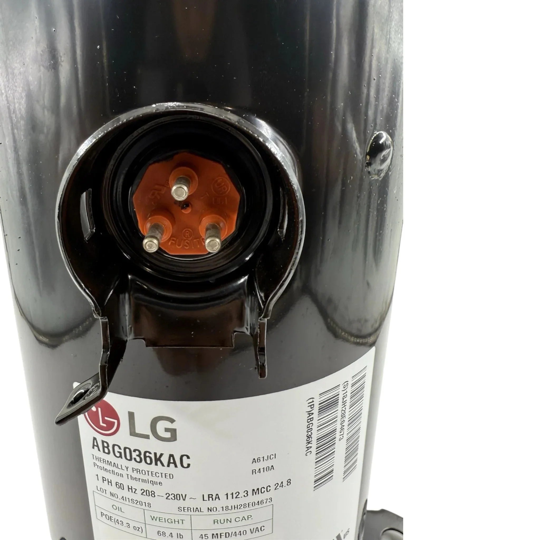 ABG036KAC Genuine LG A/C Compressor 208-230V