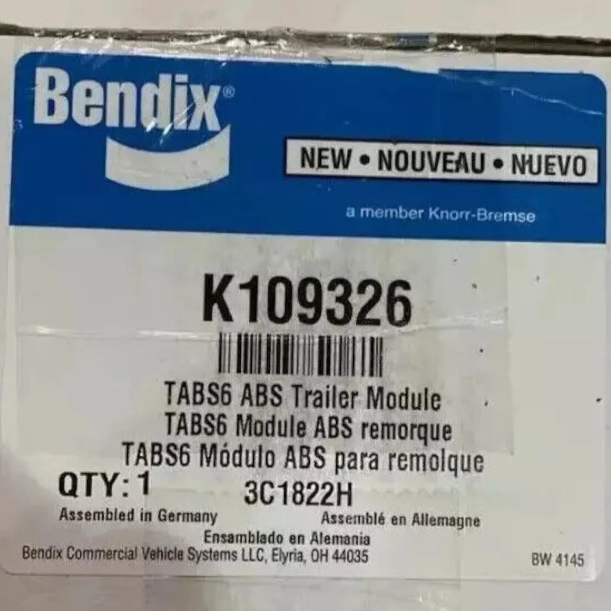 BENK109326 Genuine Bendix ABS Trailer Module