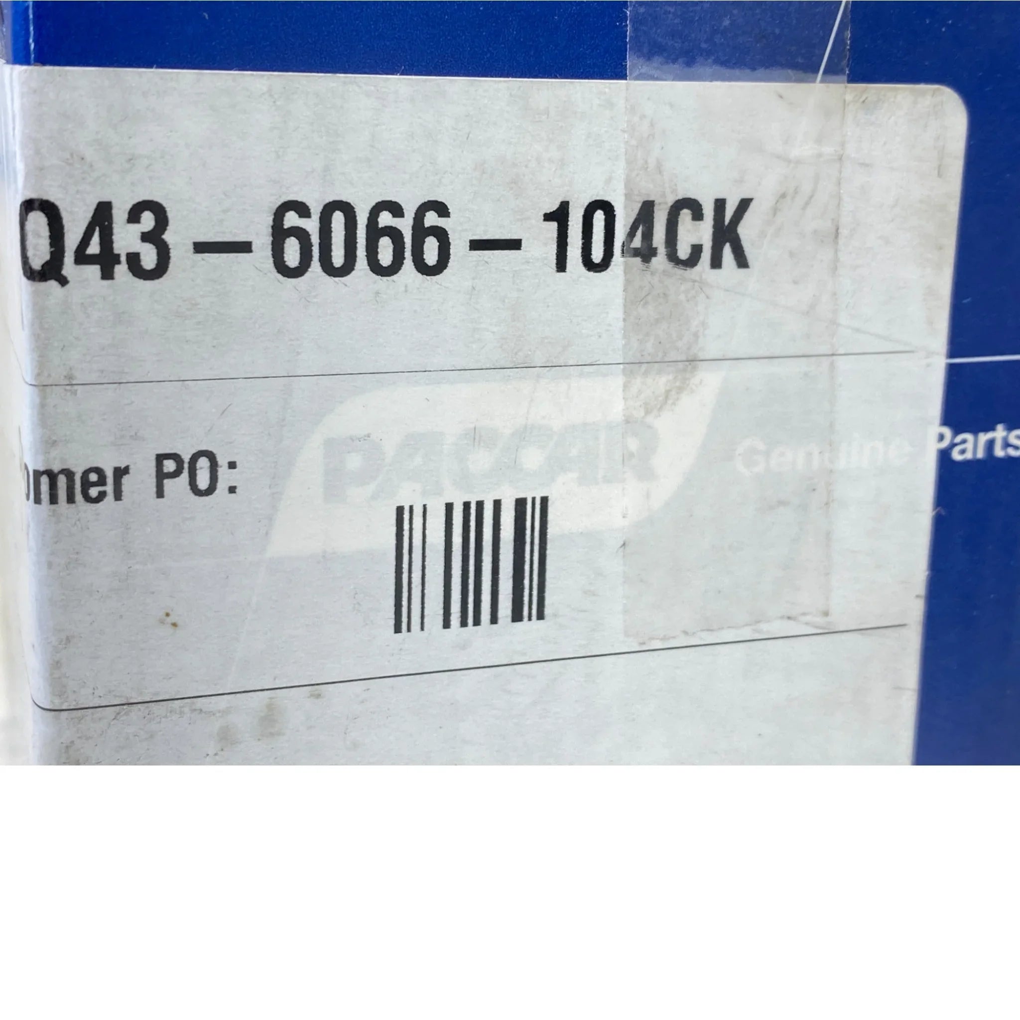 Q436066104CK Genuine Paccar Oil Pressure Gauge