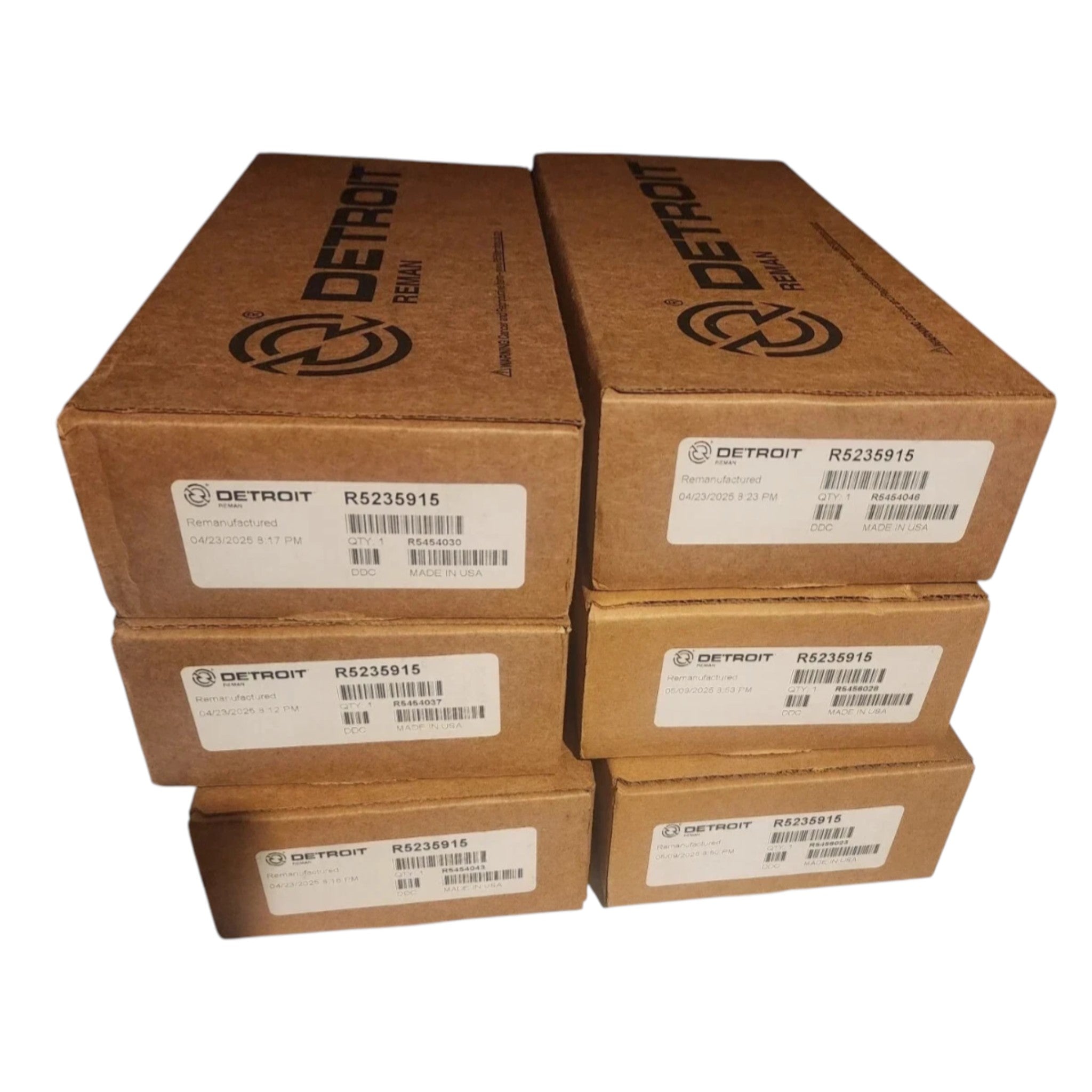 R5235915 Genuine Detroit Diesel Fuel Injector Set Of 6