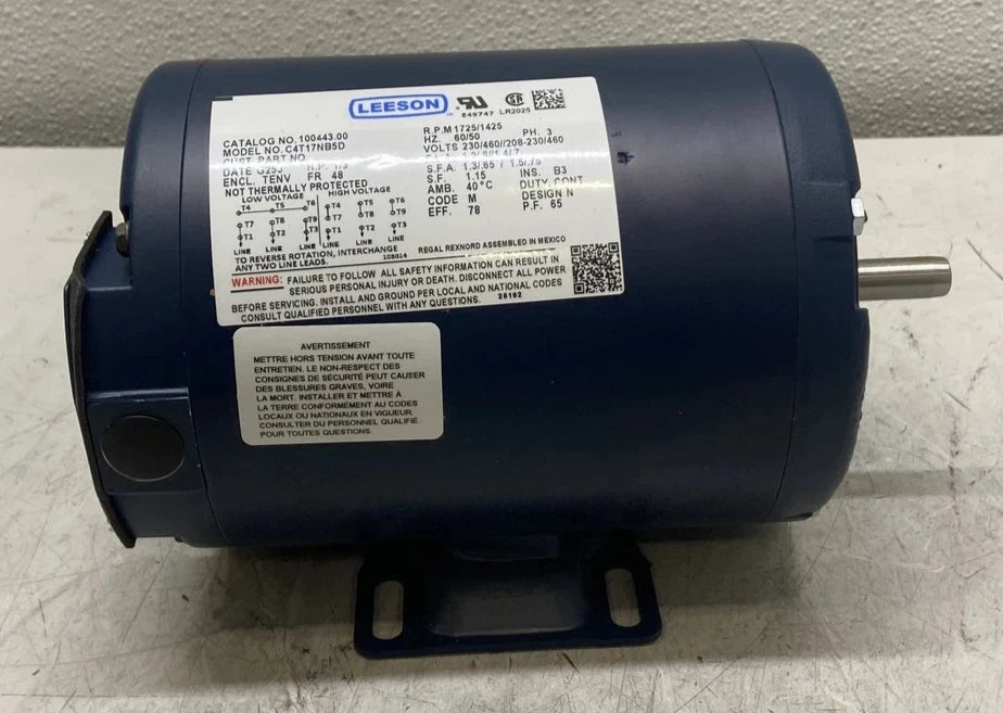 100443.00 Genuine Leeson General Purpose Motor 208-230/460V