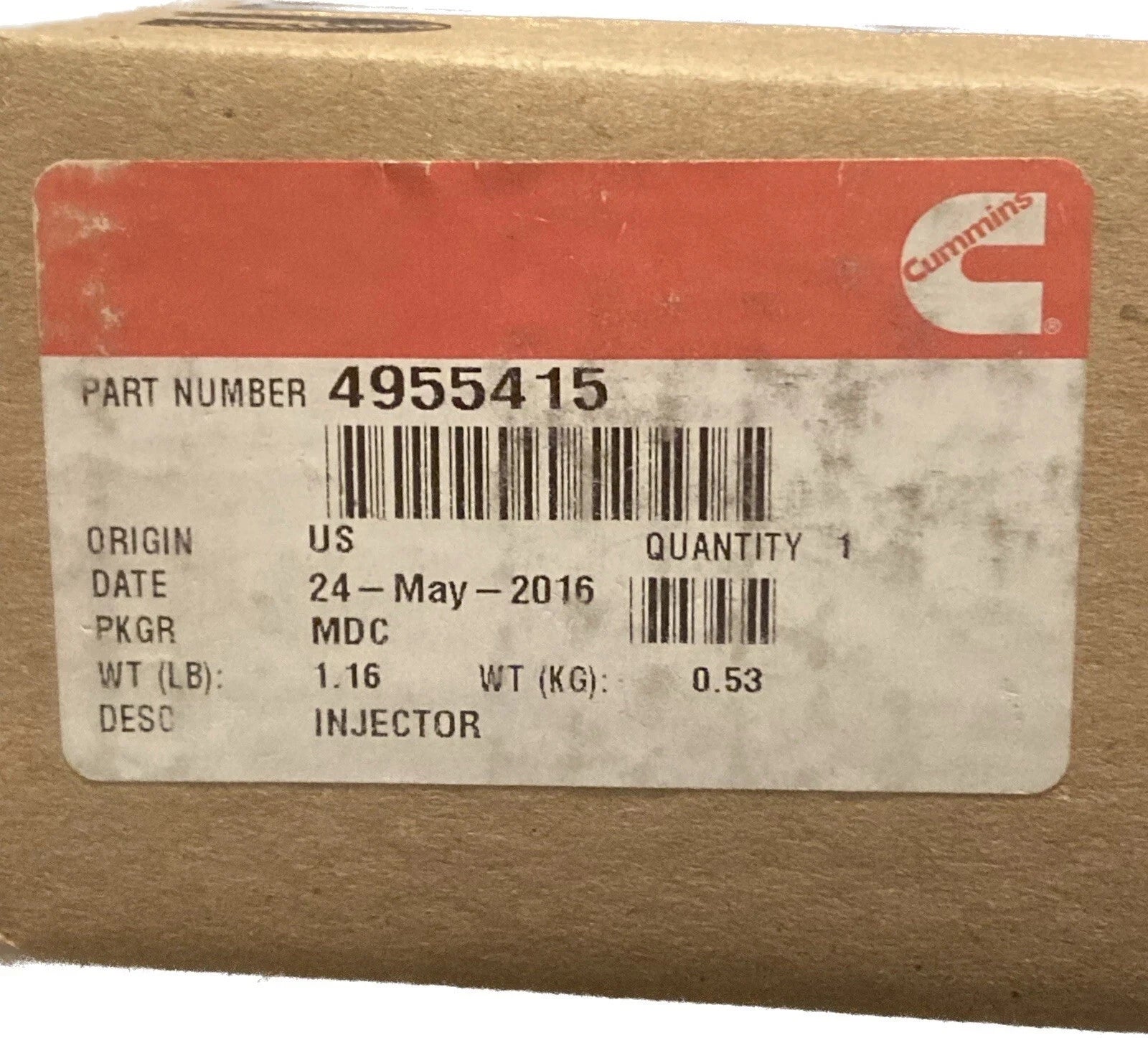 4955415 Genuine Cummins Fuel Injector Kit