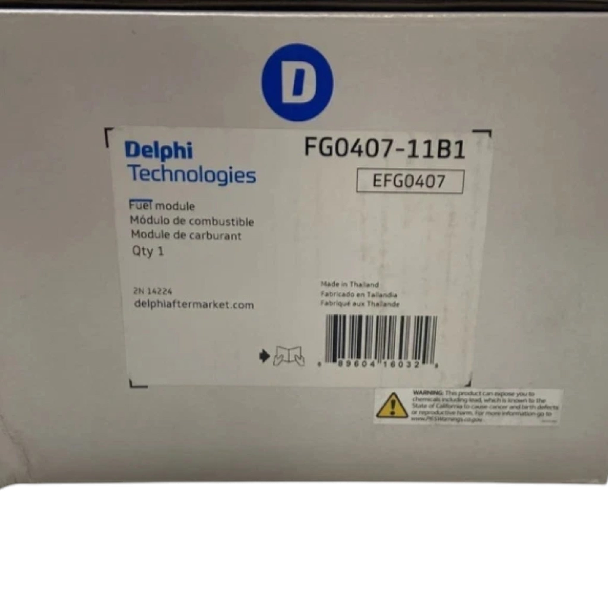 FG0407 Genuine Delphi Fuel Pump Module Assembly