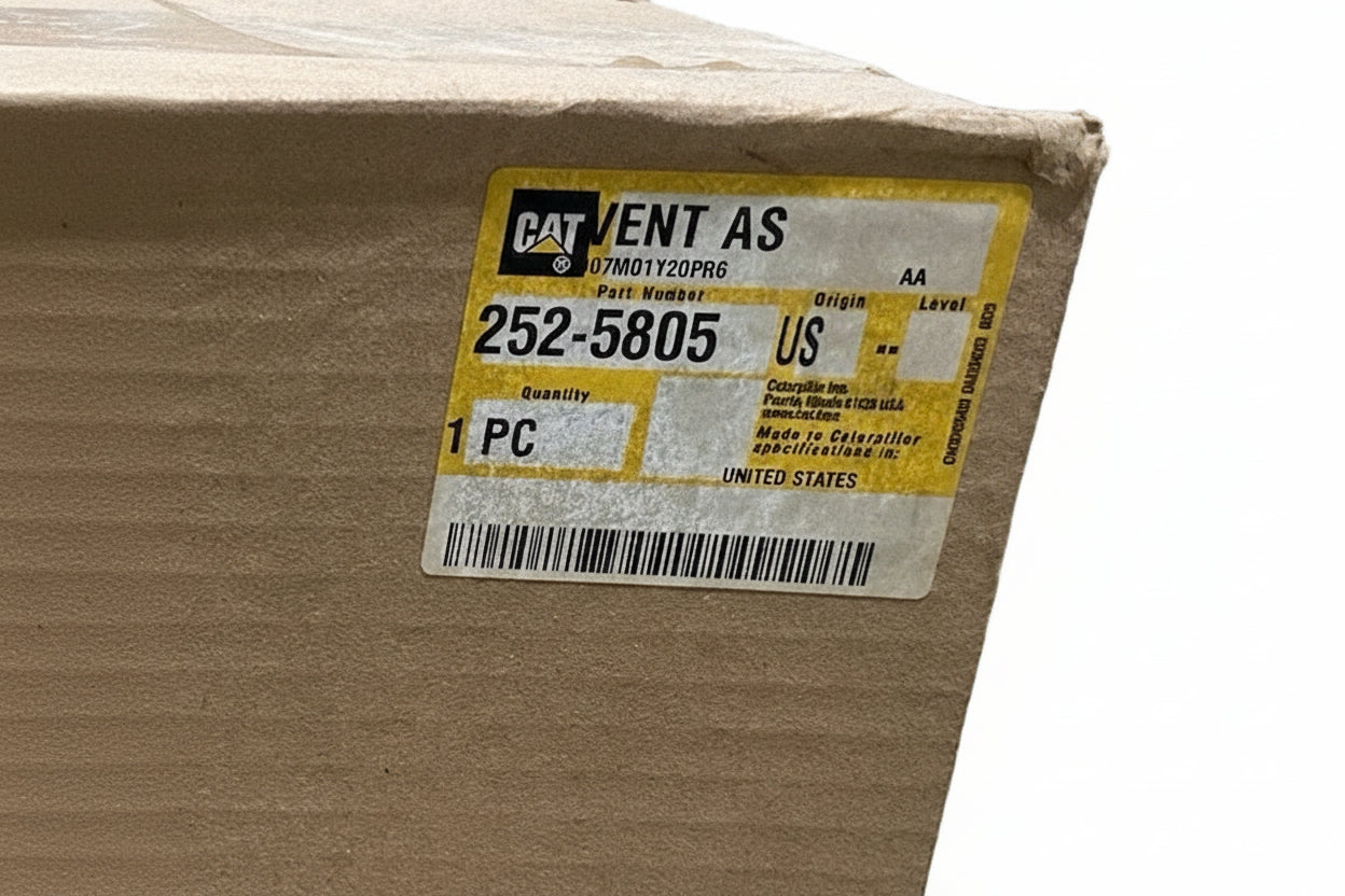 252-5805 Genuine CAT Fast Fill Tank Vent Assembly