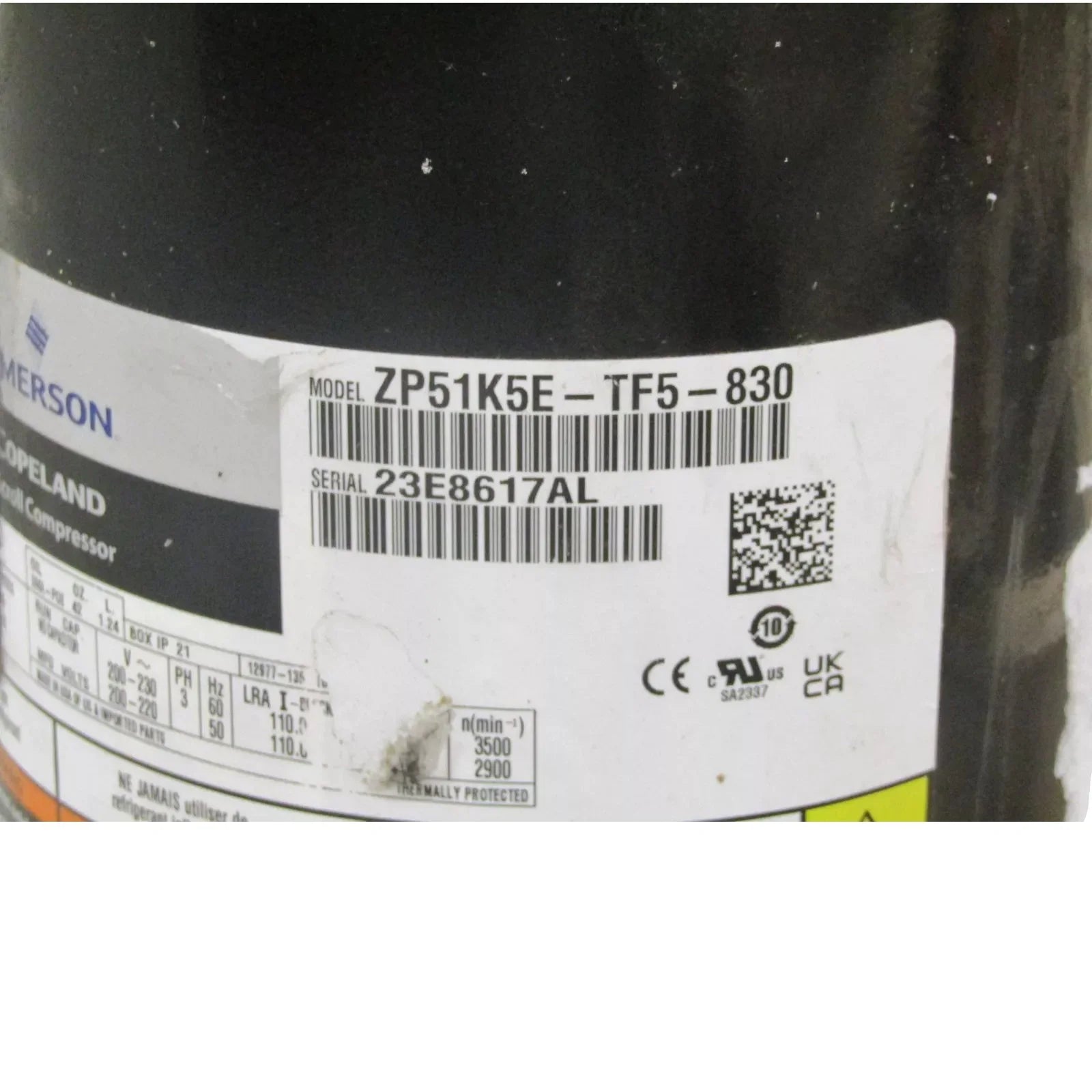 0800P-0974 Copeland Scroll Compressor
