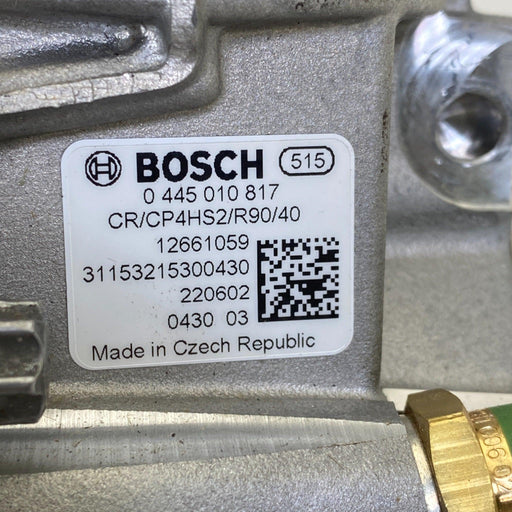 0 445 010 817 Genuine Bosch Fuel Injection Pump - ADVANCED TRUCK PARTS