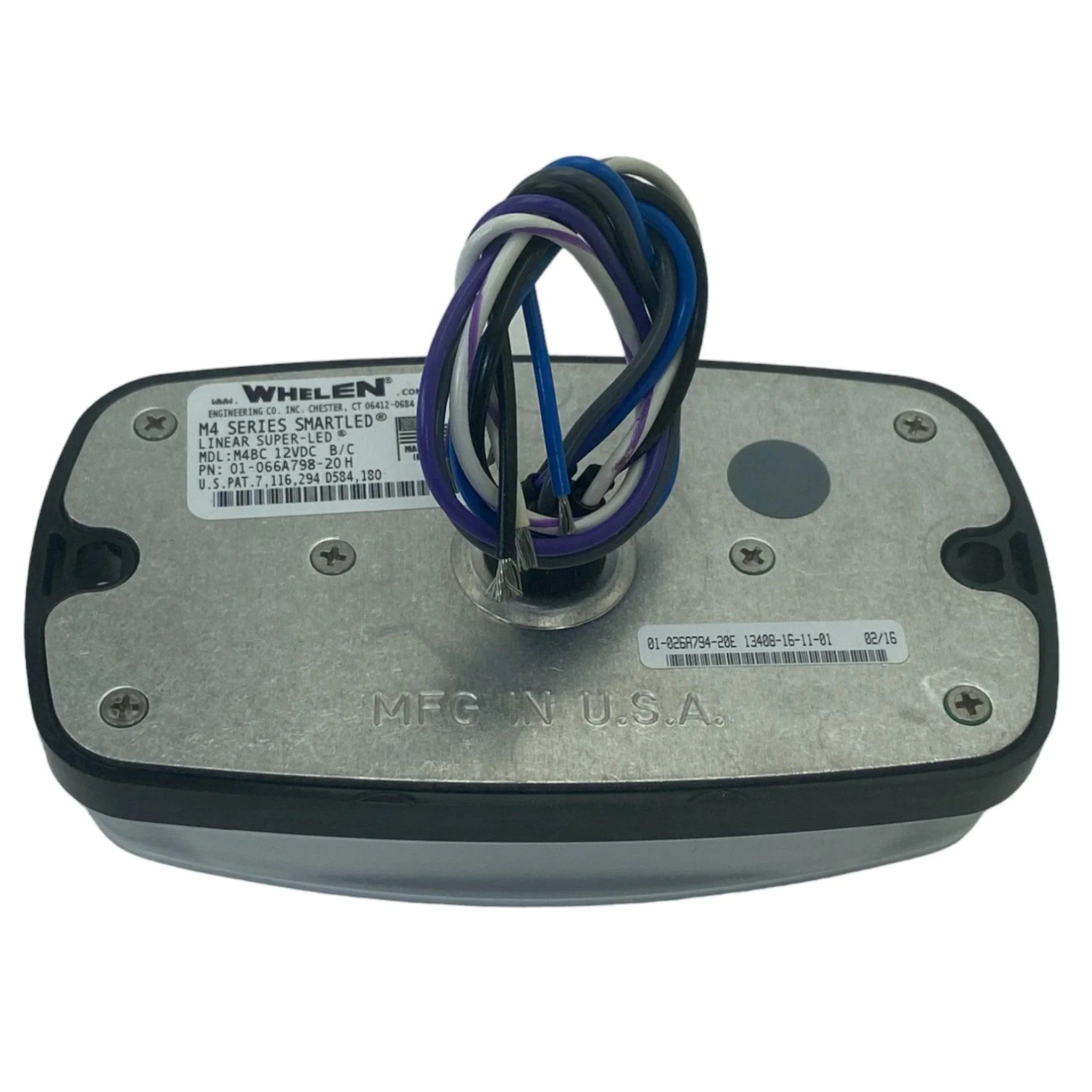 01-066A798-20 Whelen Lighthead LED Flasher M4BC 12VDC