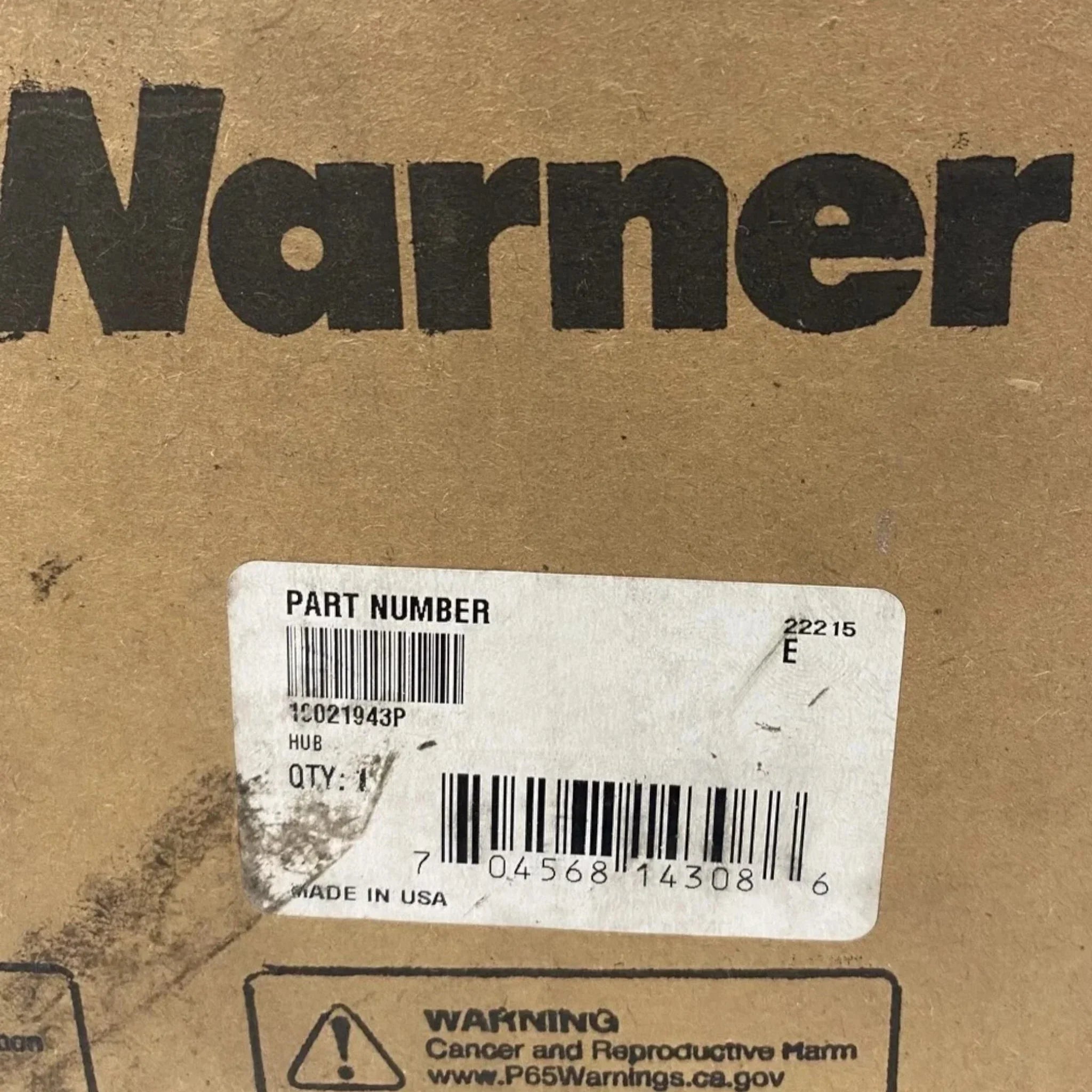 20890265 Genuine Borgwarner Fan Hub