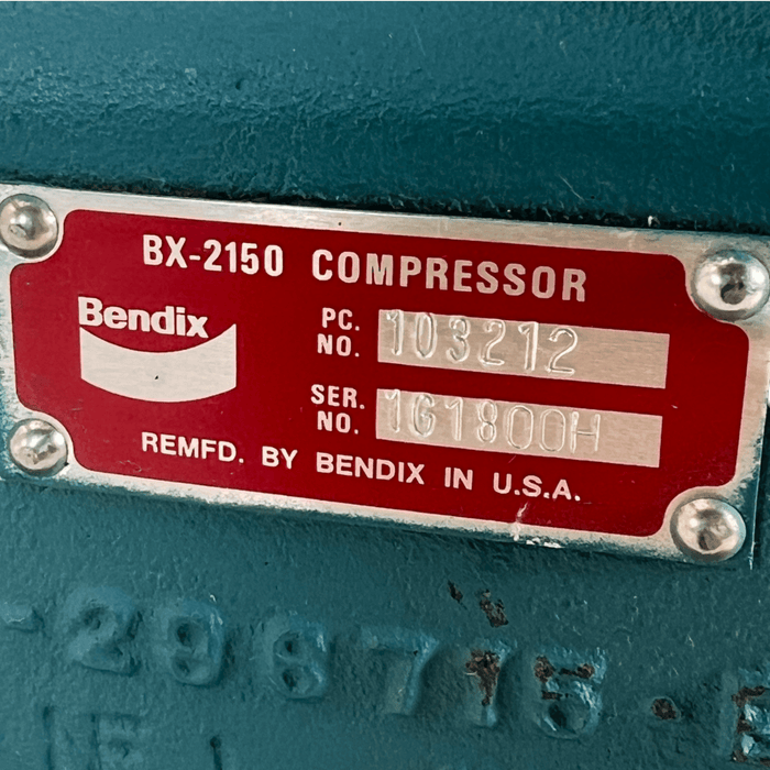 0104844 Genuine Bendix Air Compressor BX-2150 - ADVANCED TRUCK PARTS