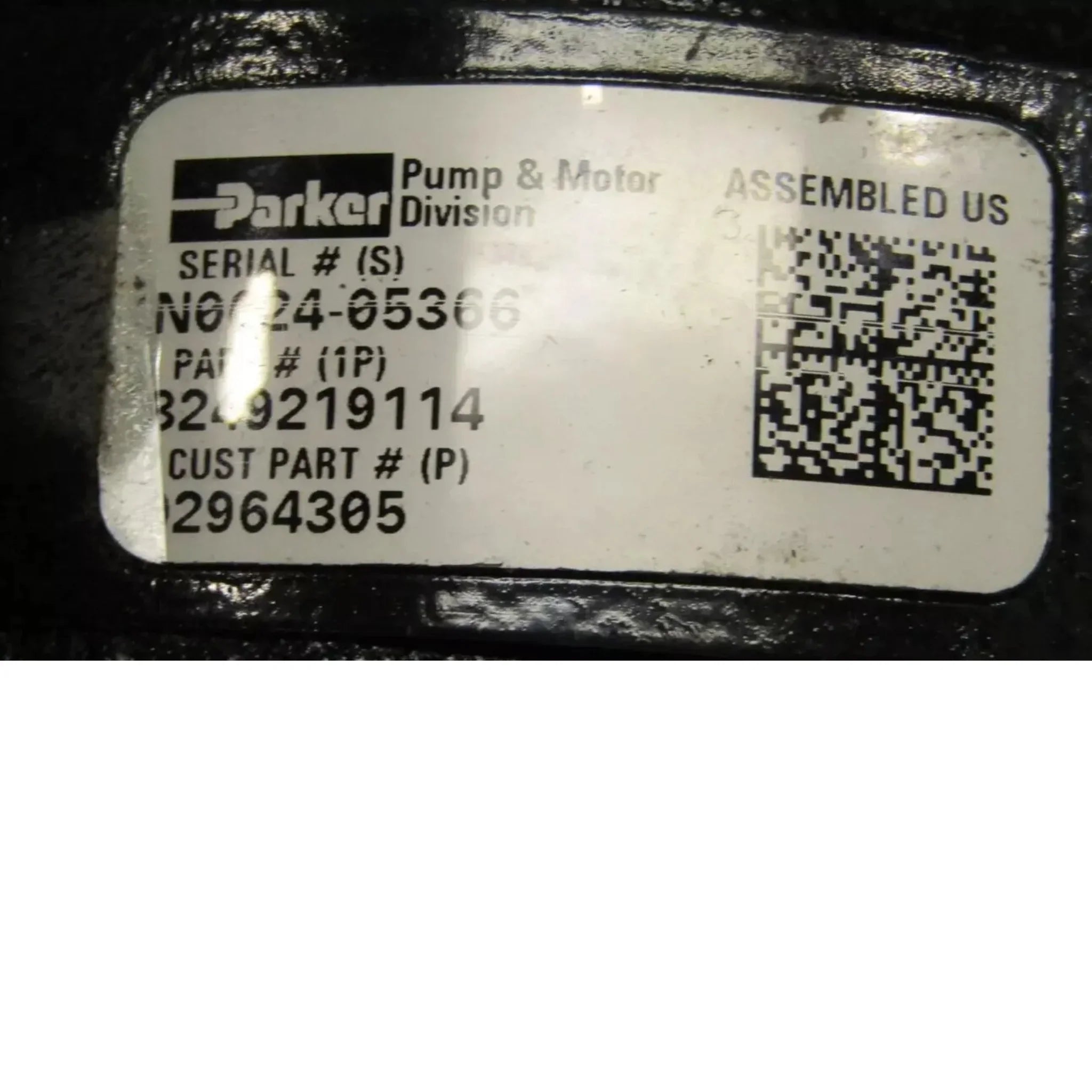02964305 Genuine Parker Hydraulic Motor M330A 3.94CID
