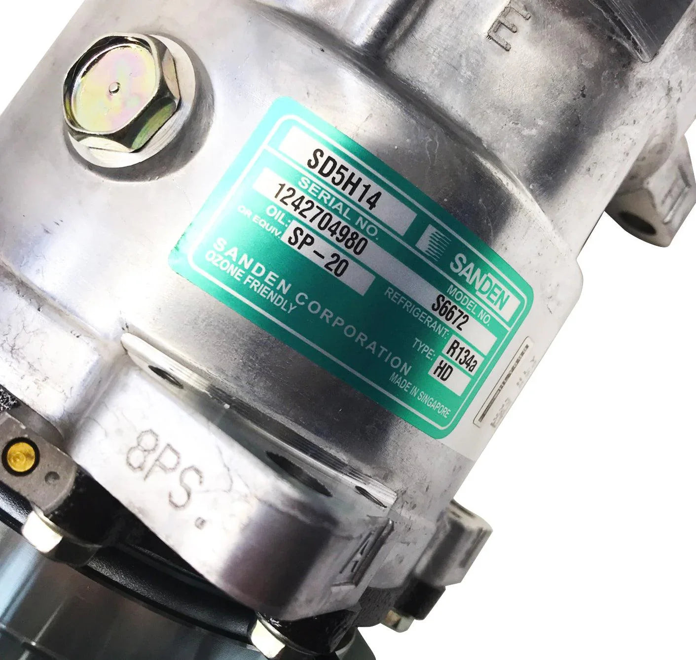 03-3486 Genuine Sanden A/C Conditioning Compressor Sd5H14Hd