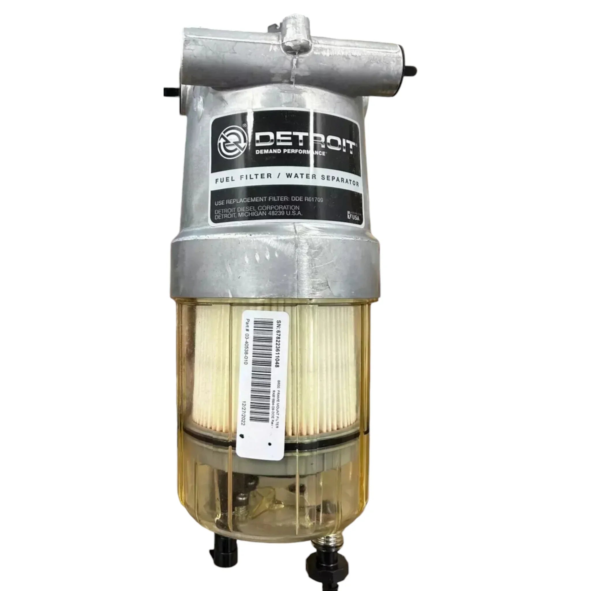 0340538010 Genuine Detroit Diesel Fuel Water Separator