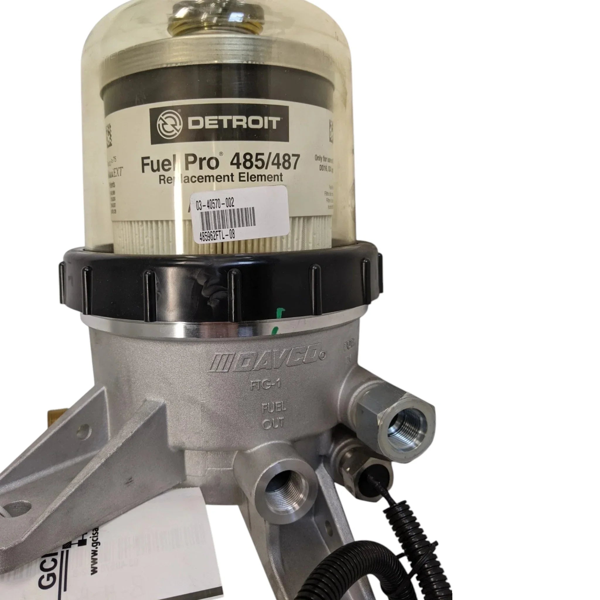 0340570002 Genuine Detroit Diesel Fuel Water Separator 485