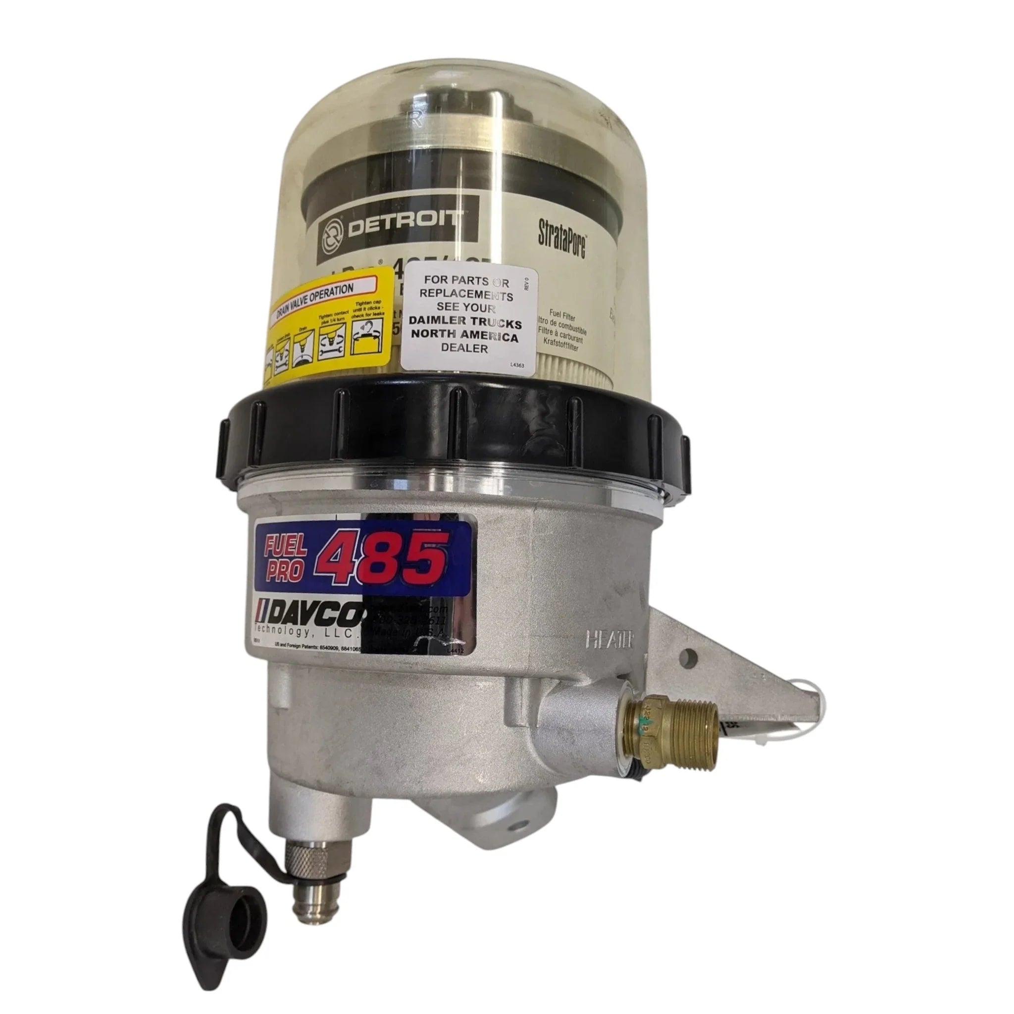 0340570002 Genuine Detroit Diesel Fuel Water Separator 485